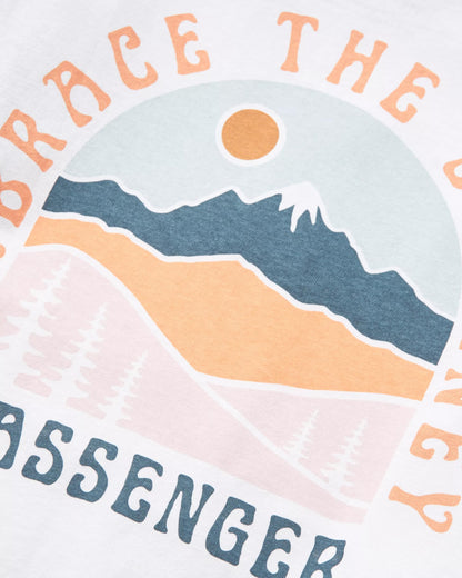 Outlook Recycled LS T-Shirt - True Blue - Flatlay