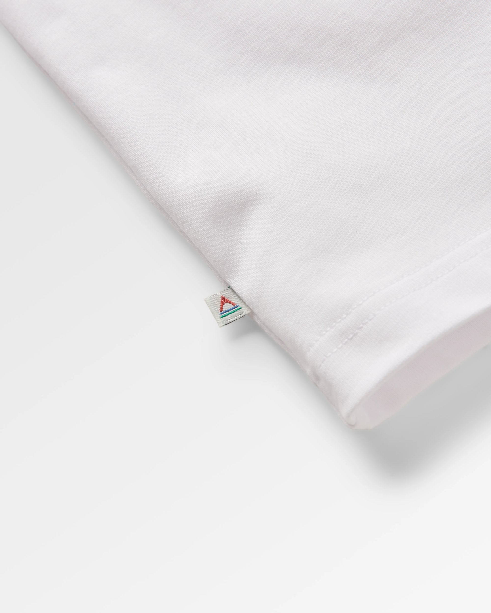 Vita Organic Relaxed Fit T-Shirt - White - Flatlay