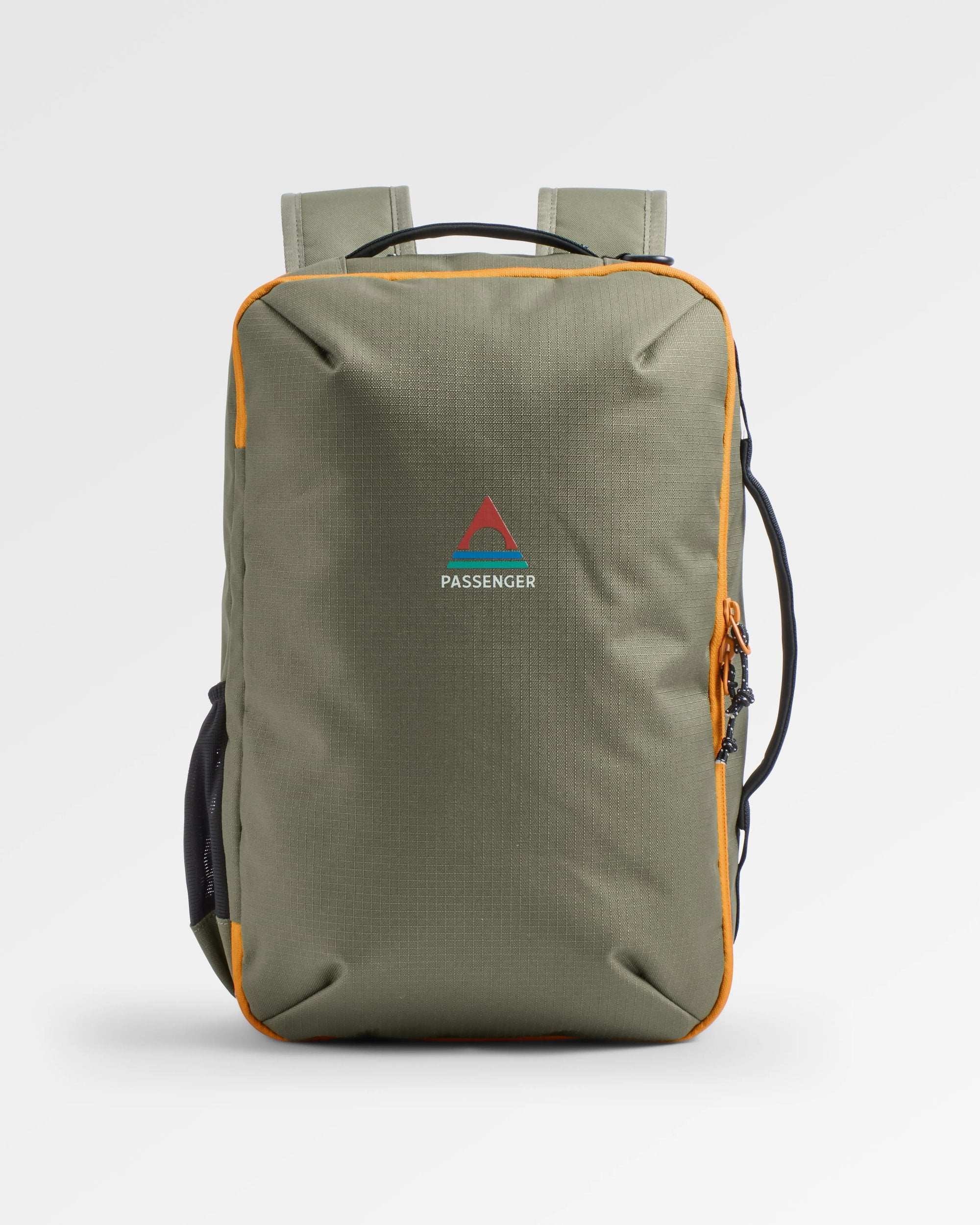 Wayfarer Recycled Backpack Duffel - Khaki - Flatlay