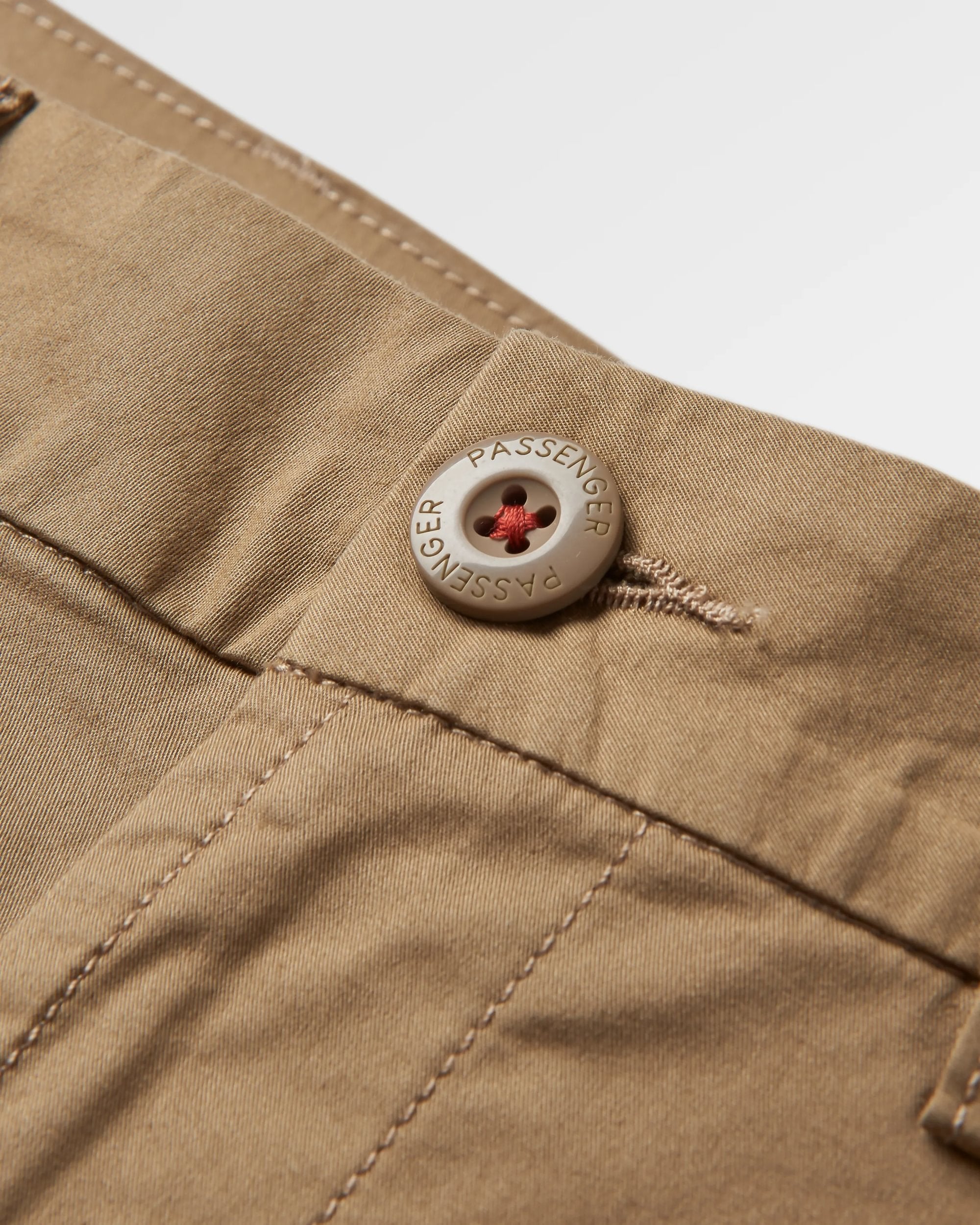 365 Light Organic Cotton Shorts - Biscuit - Flatlay