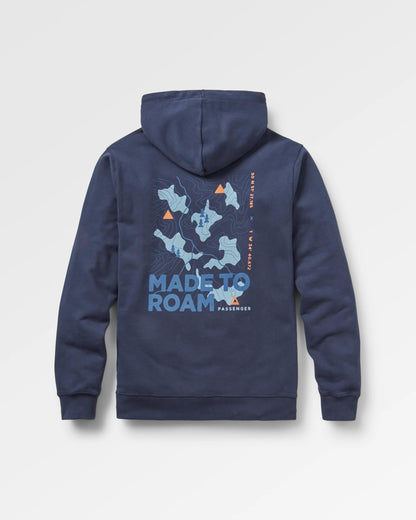 Pace Recycled Cotton Hoodie - Deep Navy