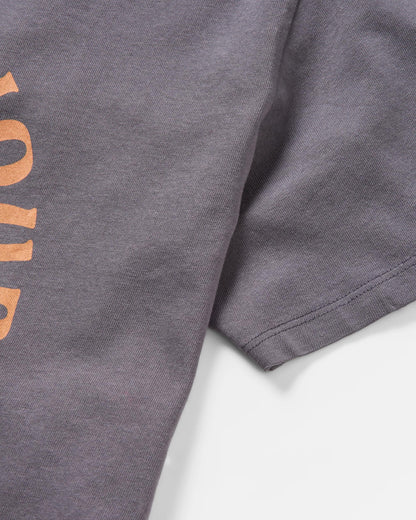 Bud Recycled Cotton Oversized T-Shirt - Charcoal