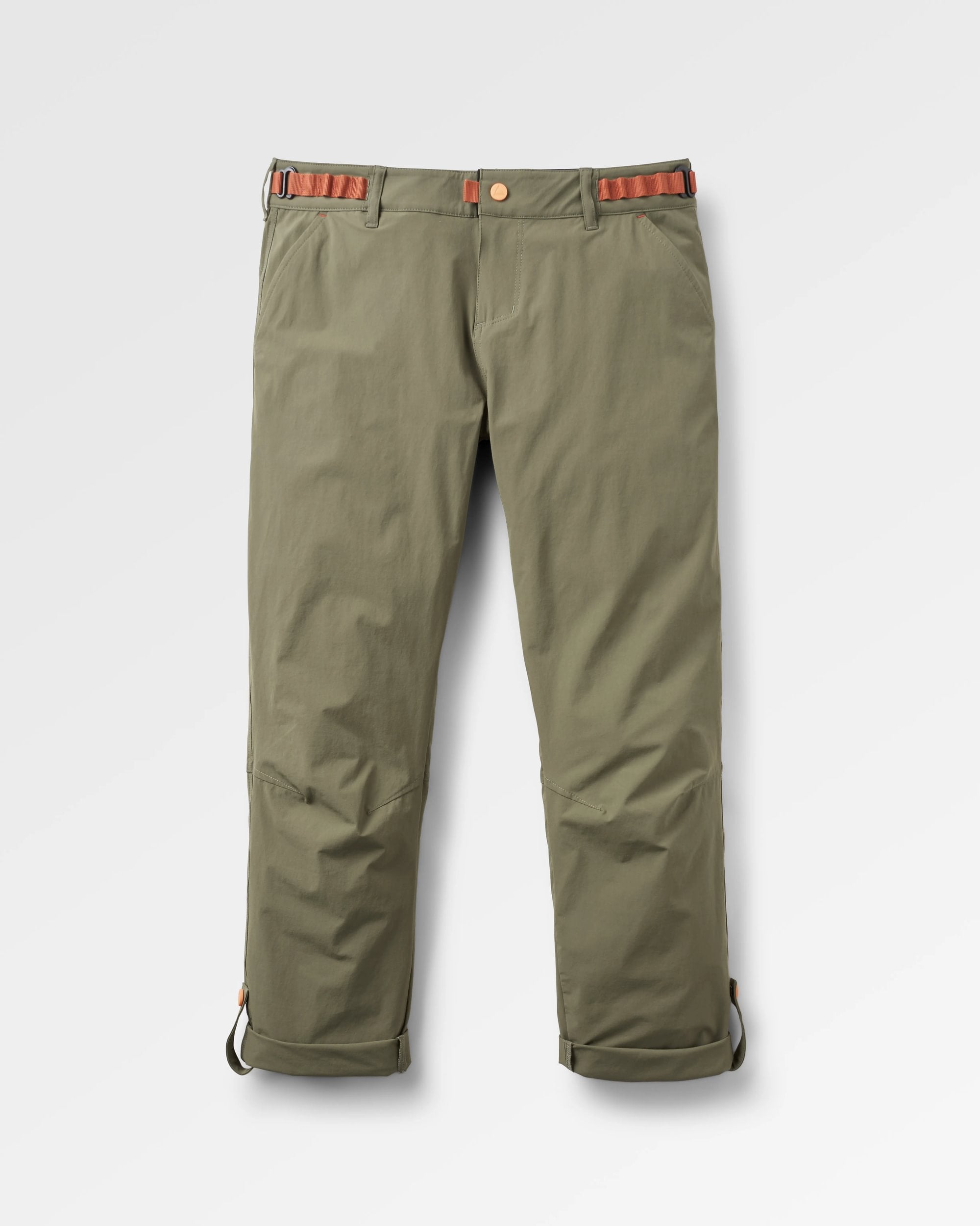 365 Trail Roll Up Trouser - Khaki - Flatlay