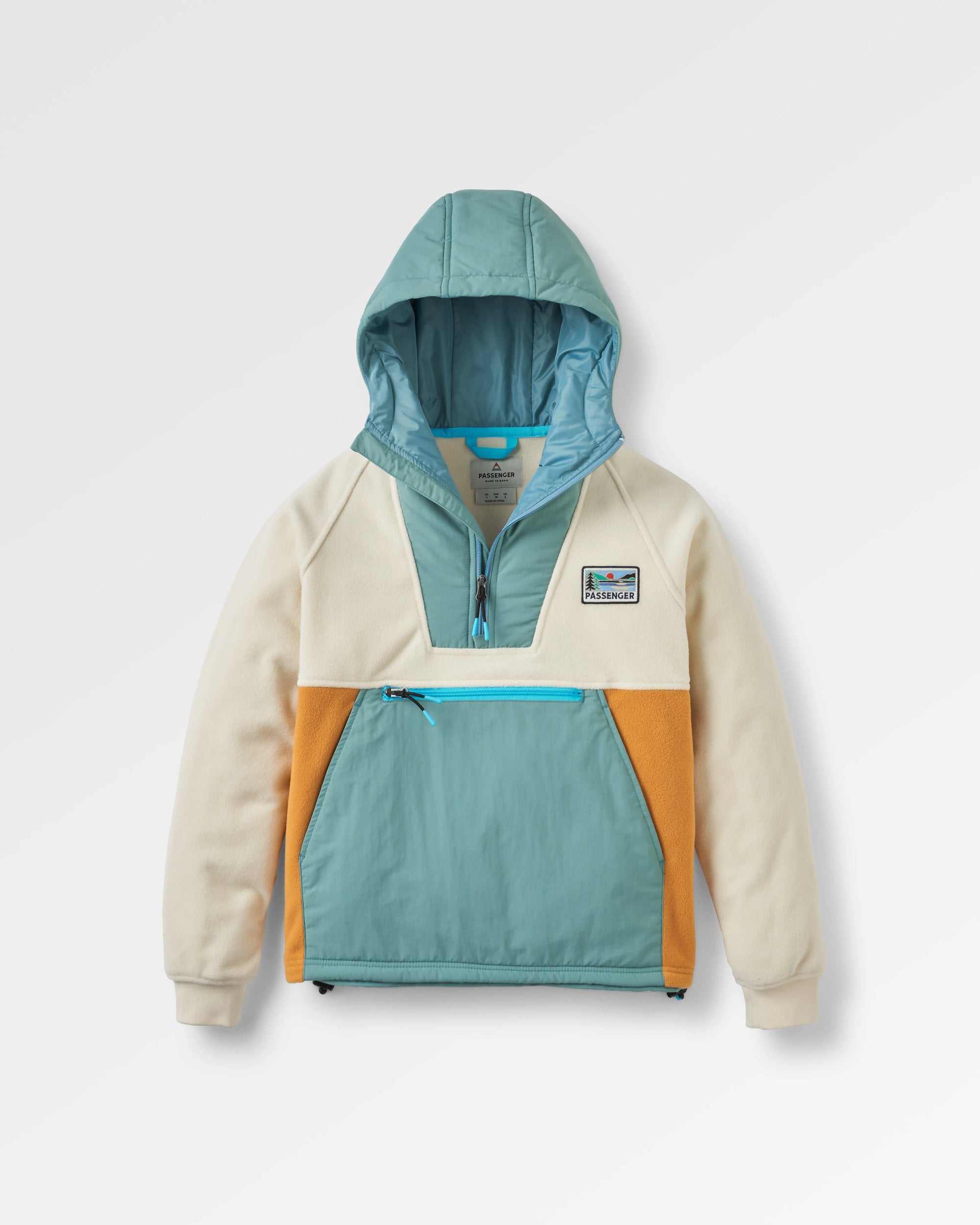 Alexander 2.0 Recycled Hooded Polar Fleece  - Birch - Flatlay