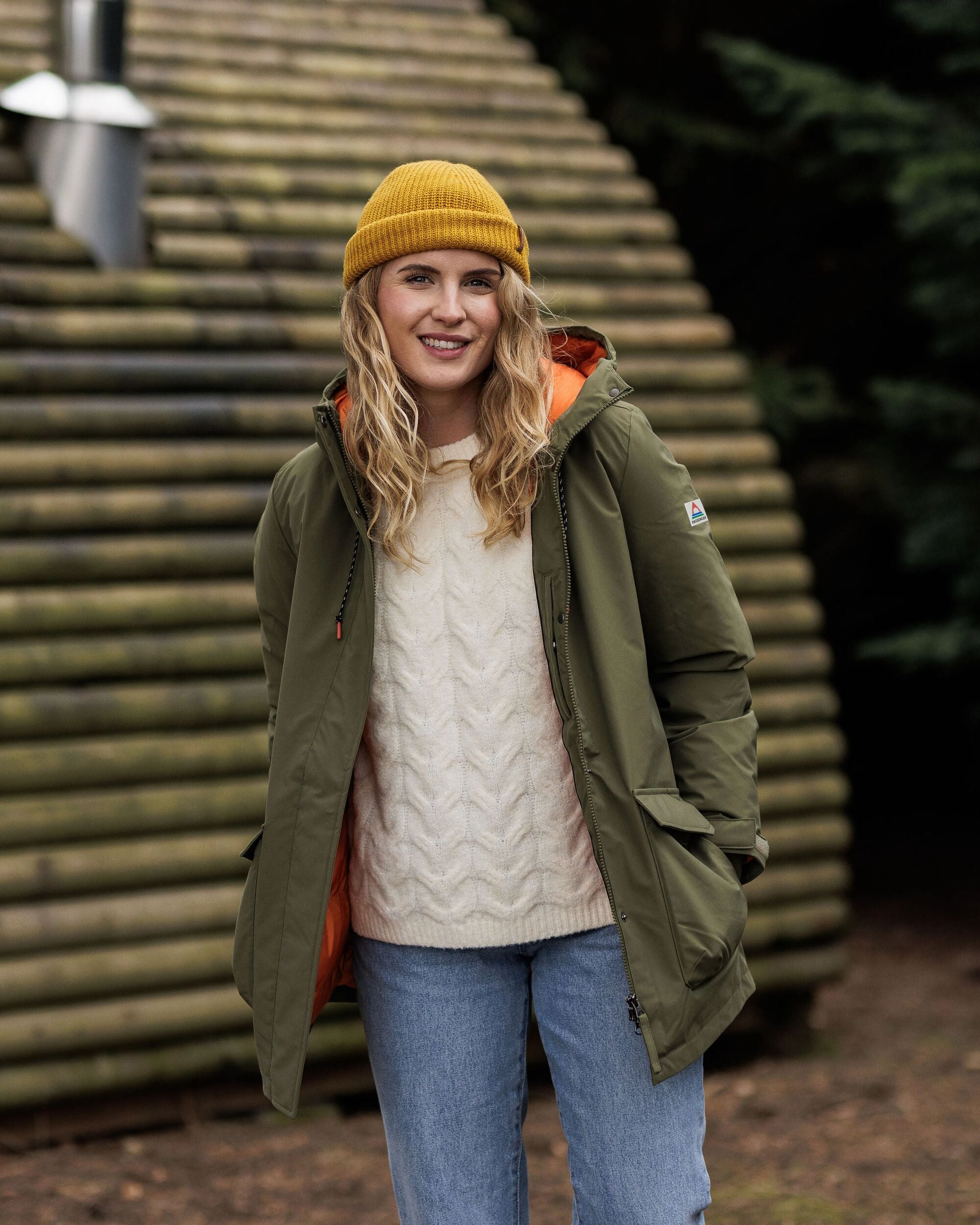 Alaska Recycled Insulated Parka - Khaki - Lifestyle