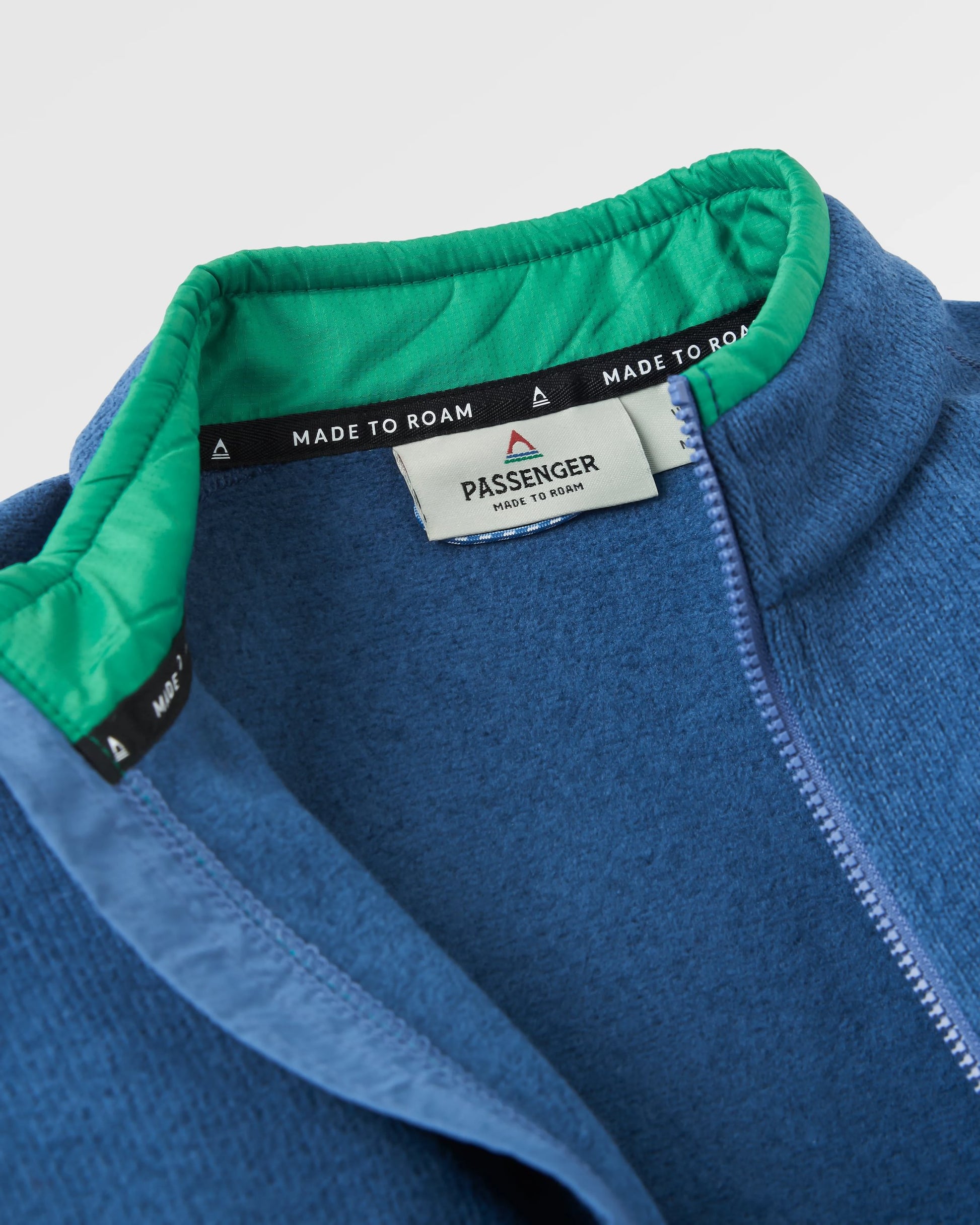 Stargazer Recycled Polartec® Fleece - Dark Denim - Flatlay