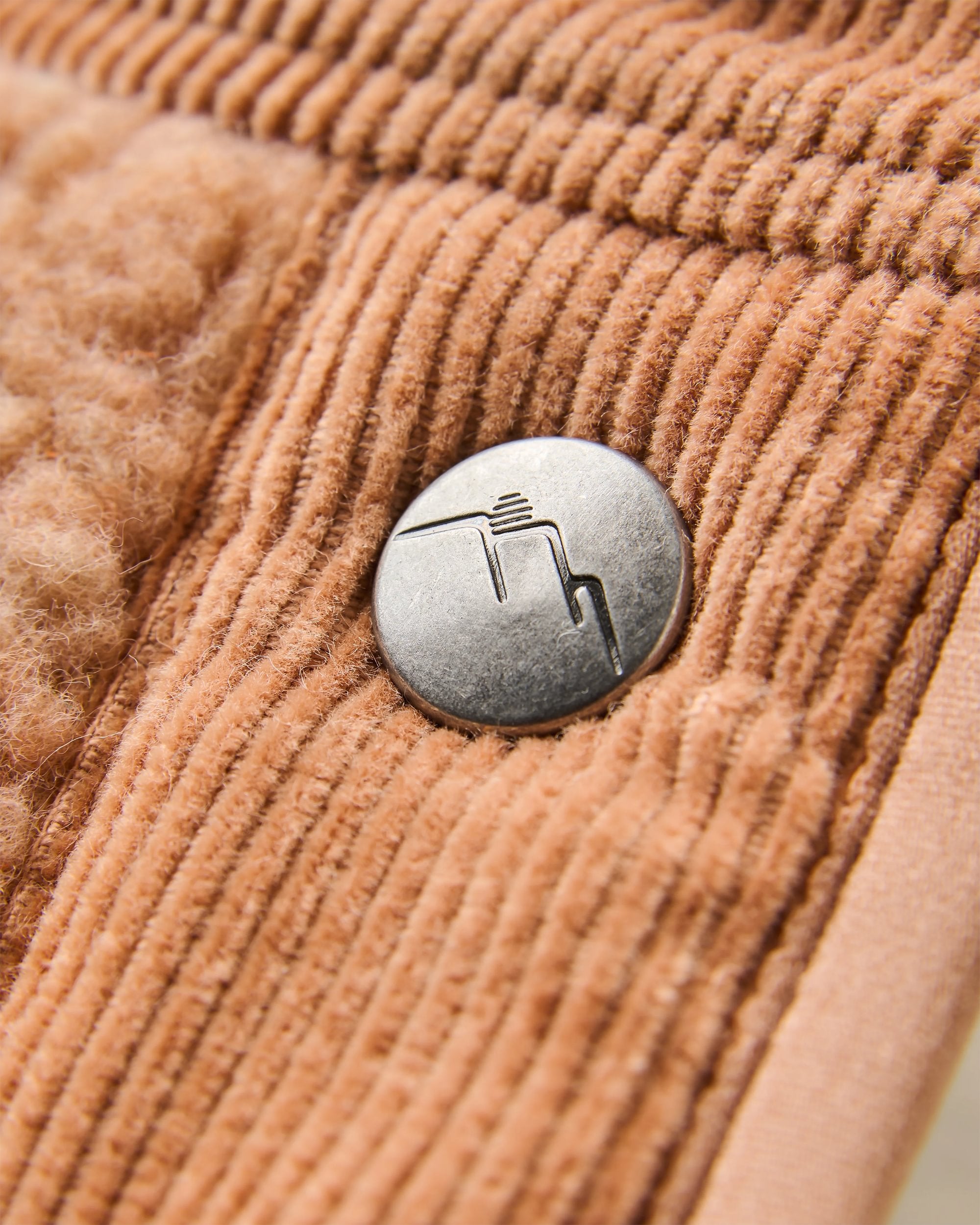 Clover Recycled Sherpa Fleece - Sun Patch Simply Taupe - Flatlay