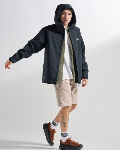 Five Season Waterproof Jacket - Black - Studio Model