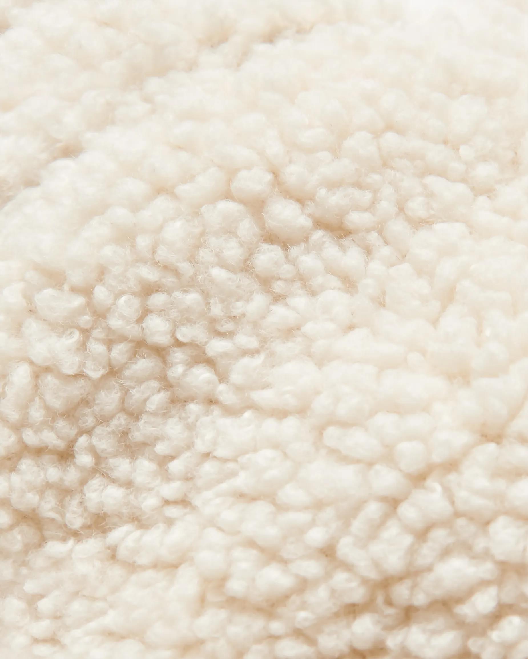 Peak Recycled Sherpa Beanie - Birch - Flatlay