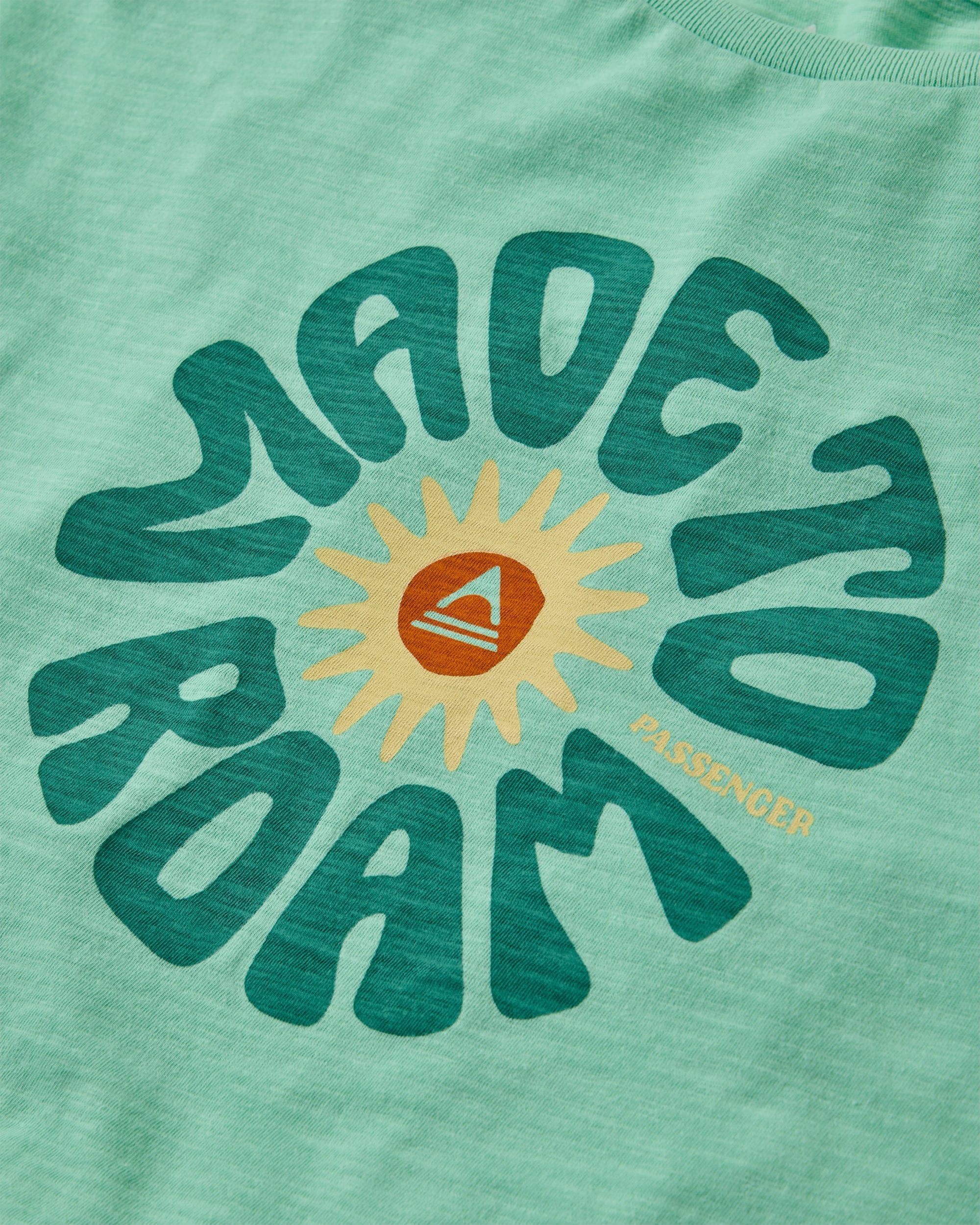 Easy Days T-Shirt - Aquamarine - Flatlay