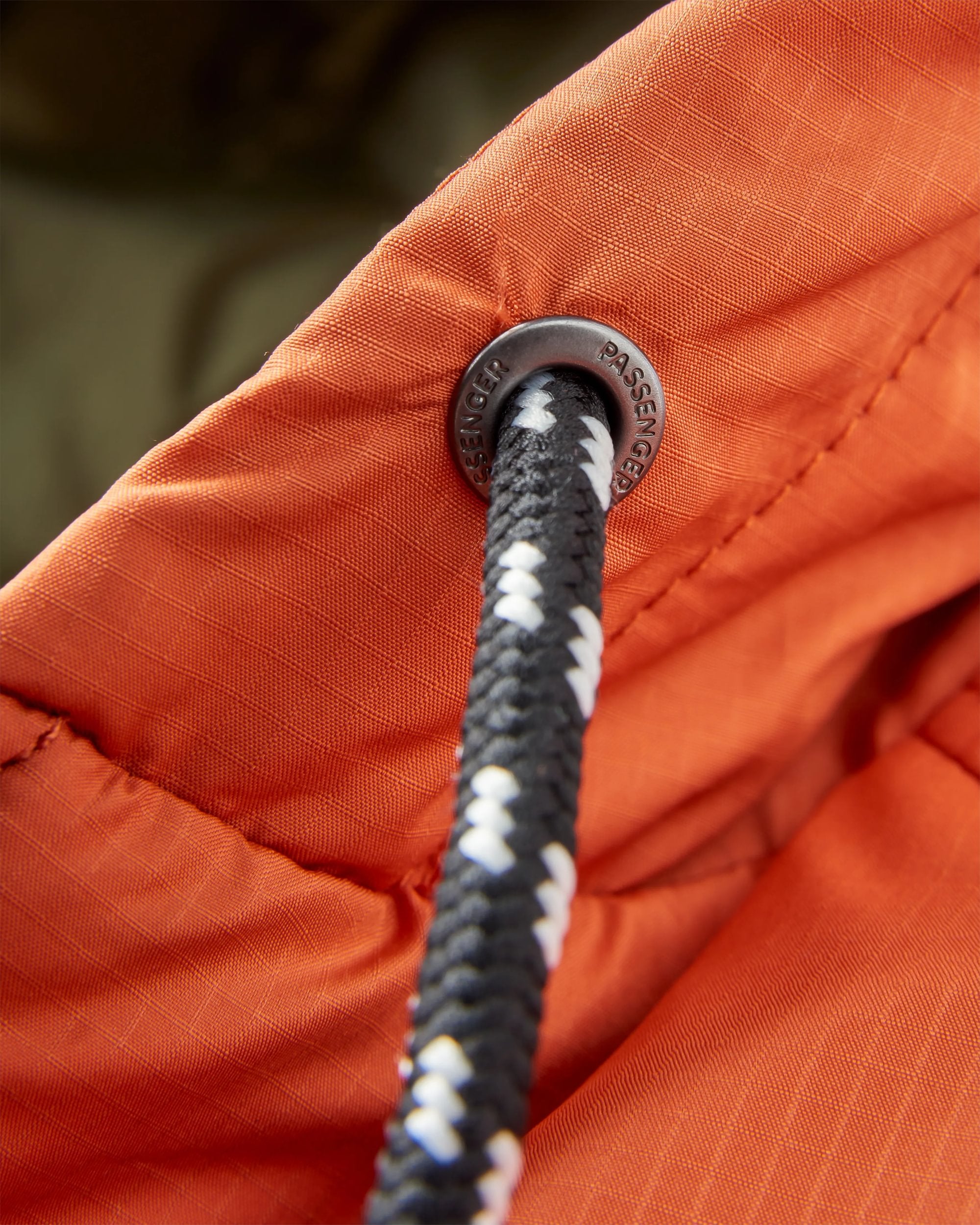 Dylan Recycled Insulated Full Zip Jacket - Burnt Orange - Flatlay