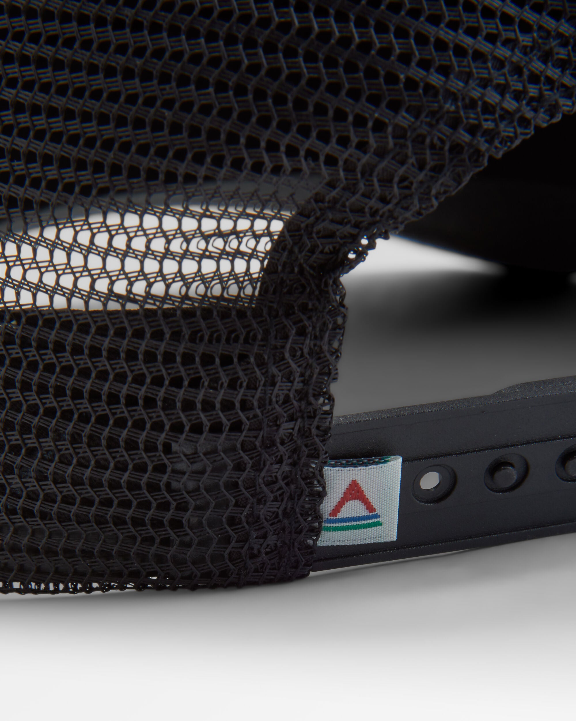 Passenger Organic Cotton Trucker Cap - Black - Flatlay