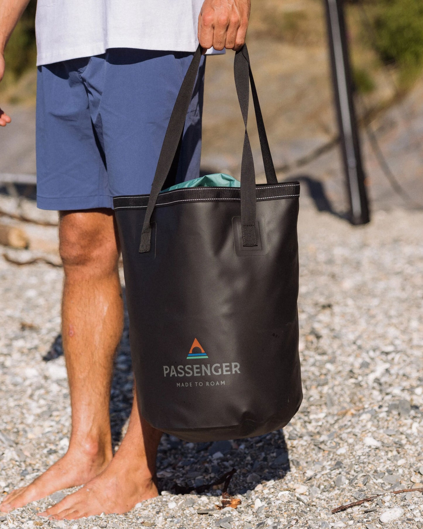 Tide Recycled 30L Bucket Bag - Black - Lifestyle - Male