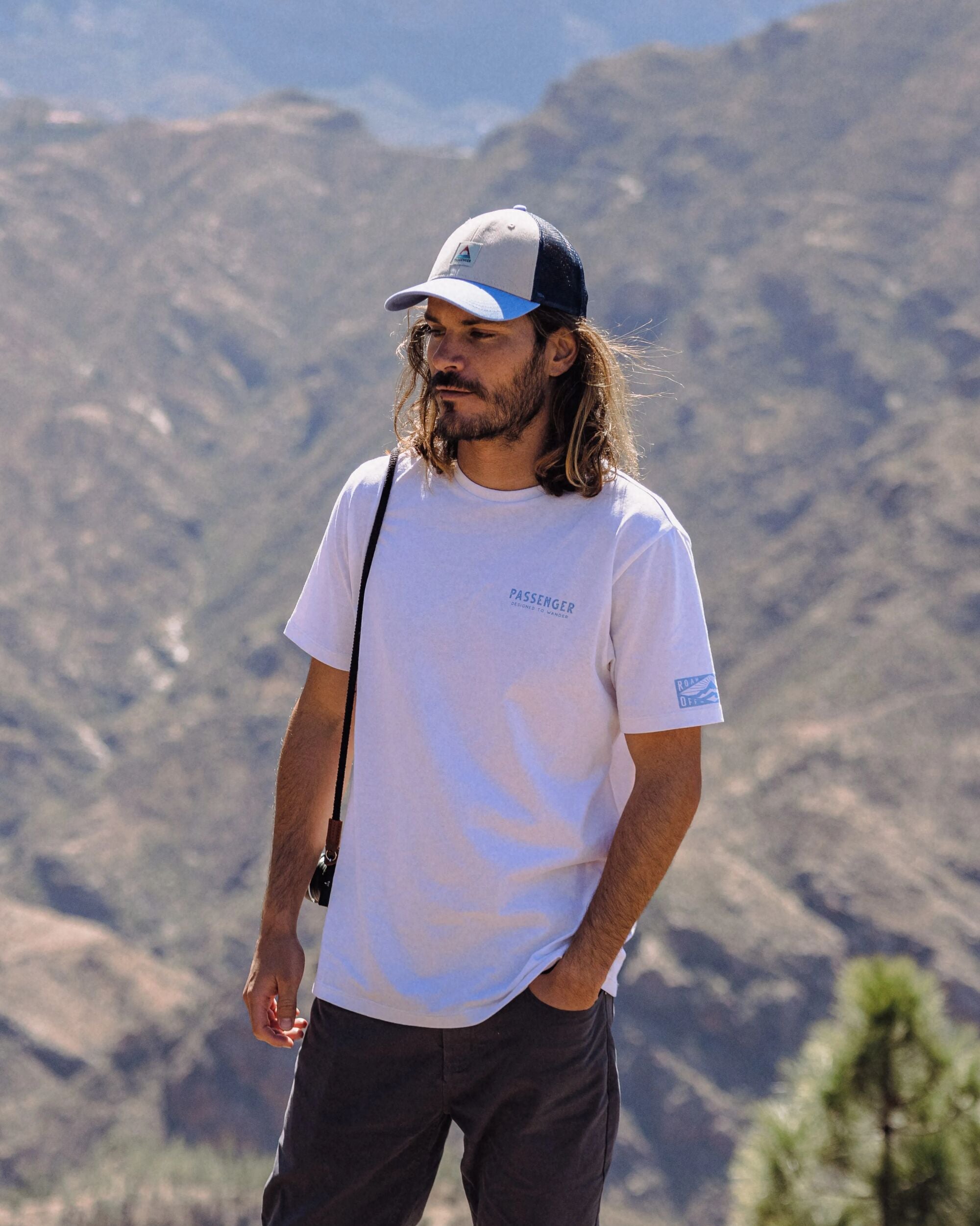 Heritage Mesh Snapback Cap - Cornflower - Lifestyle - Male