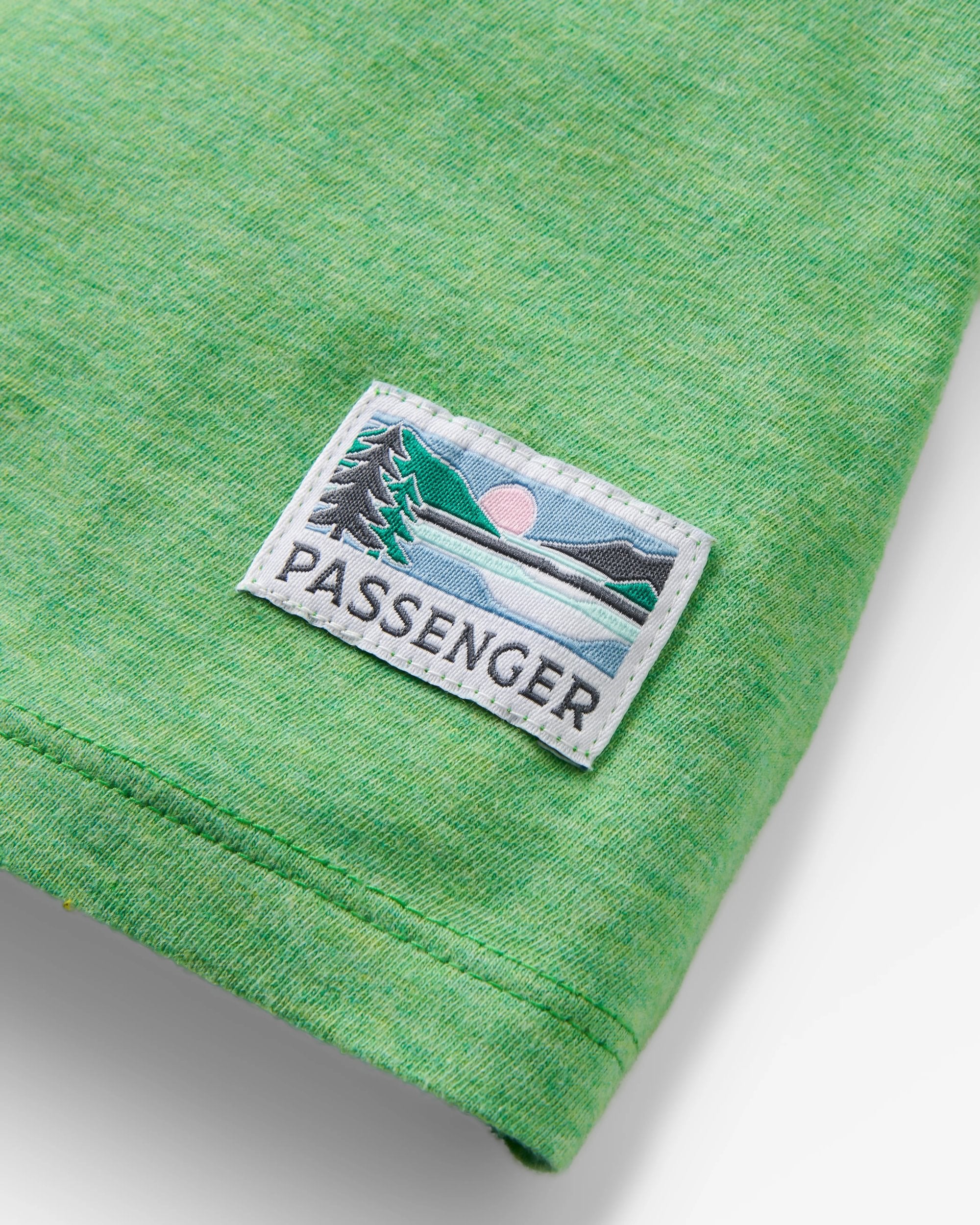 Legacy LS T-Shirt - True Green Marl - Flatlay