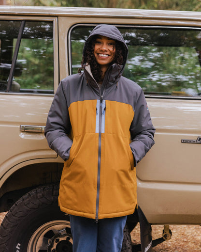 Lumi Insulated Parka - Golden Brown - Lifestyle