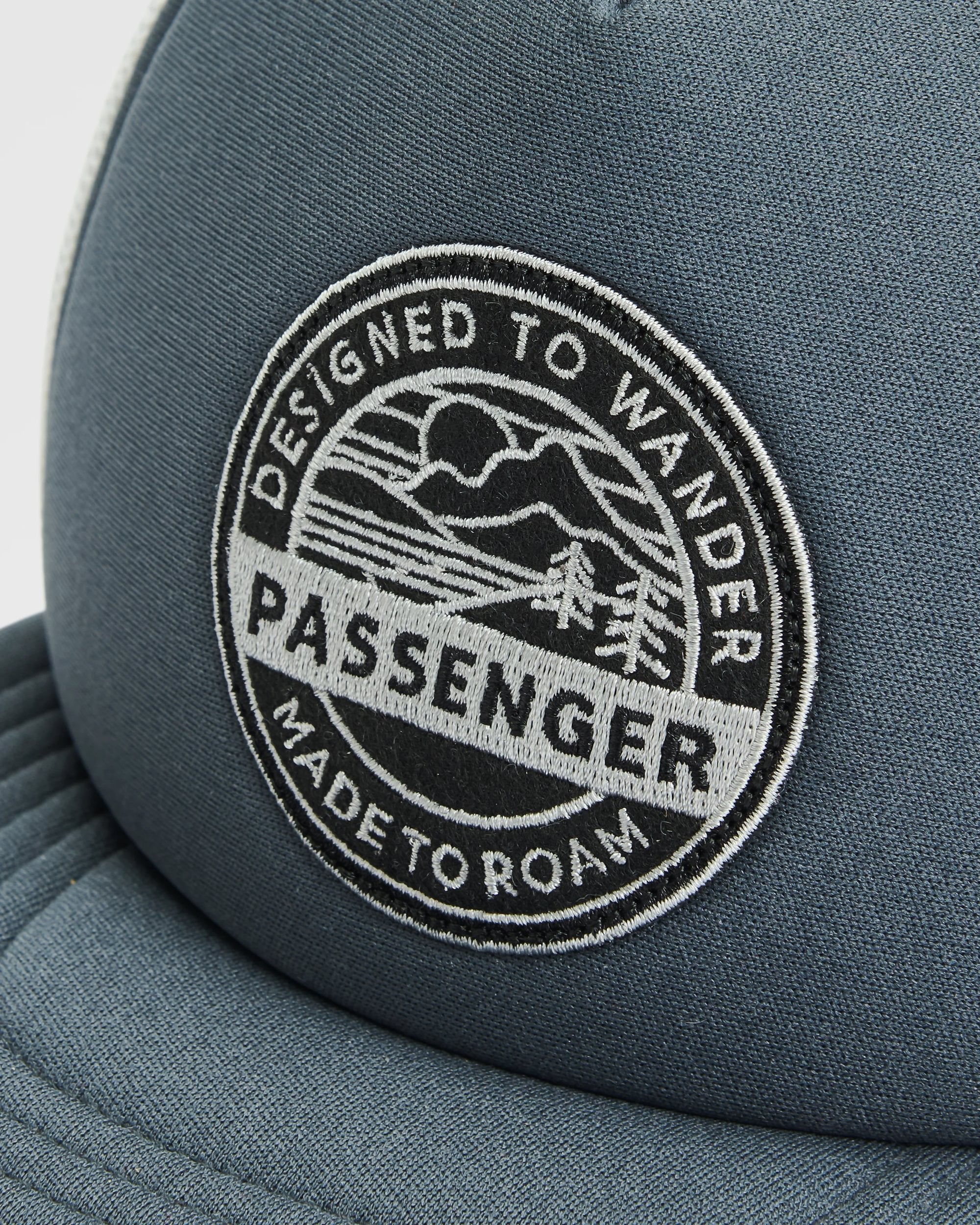 Odyssey Active Trucker Cap - Charcoal - Flatlay