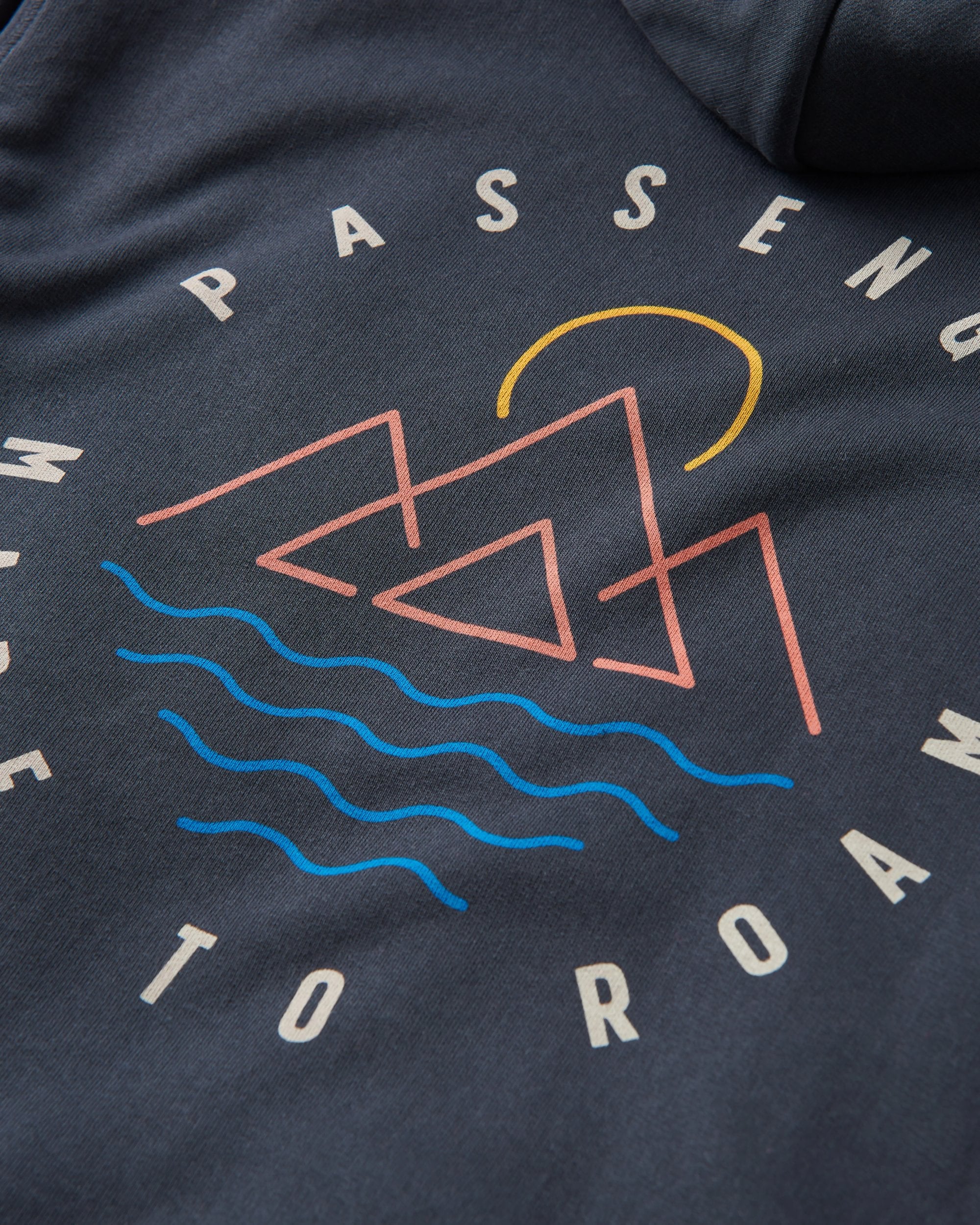 Escapism Hoodie - Black - Flatlay
