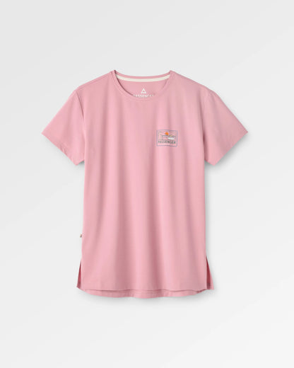 Roamer Women's Drirelease® Active T-Shirt - Pink Haze - Flatlay