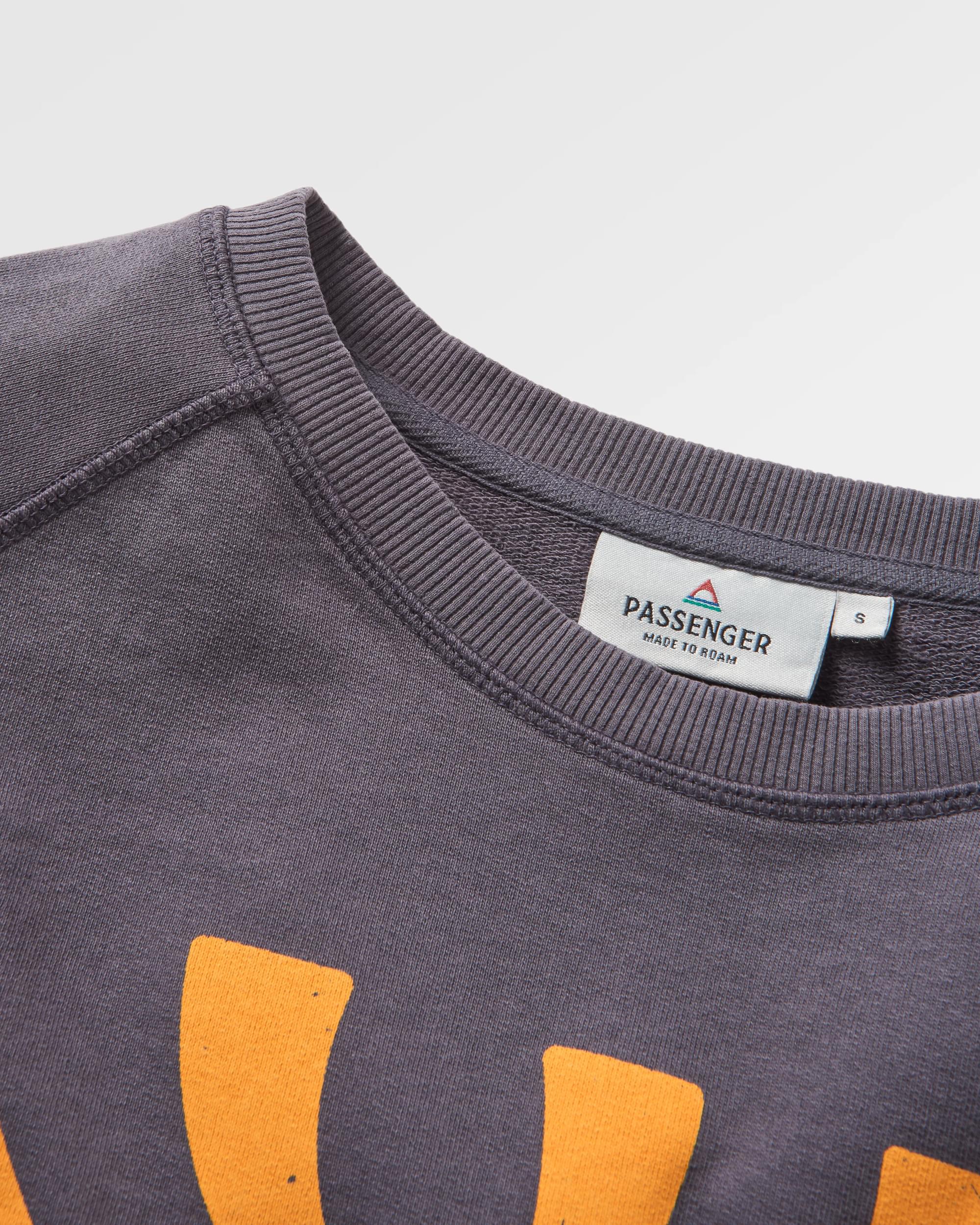 Perfect Days Sweatshirt - Charcoal - Flatlay