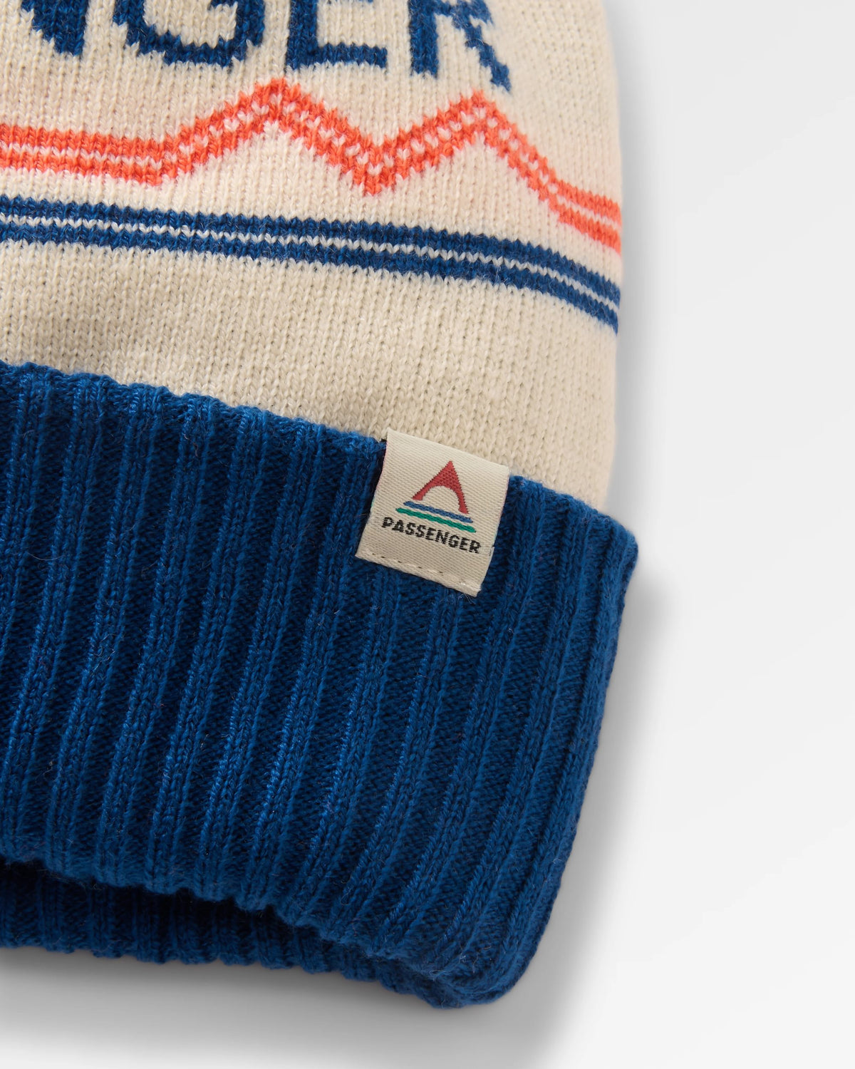 Passenger Logo Bobble Hat - Birch - Flatlay