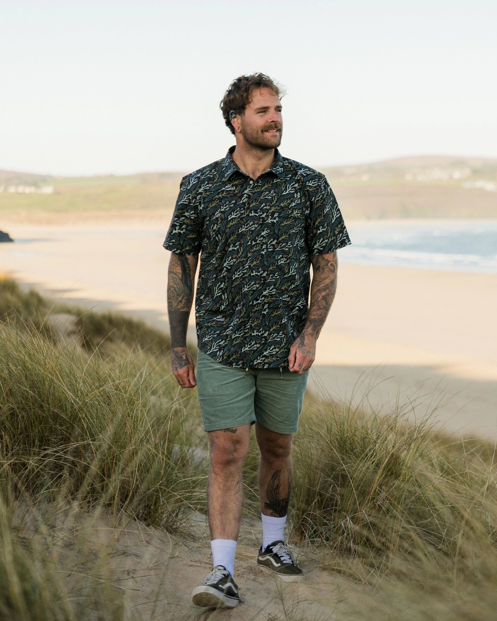 Way Ripstop Short Sleeve Shirt - Ocean Current Black - Lifestyle