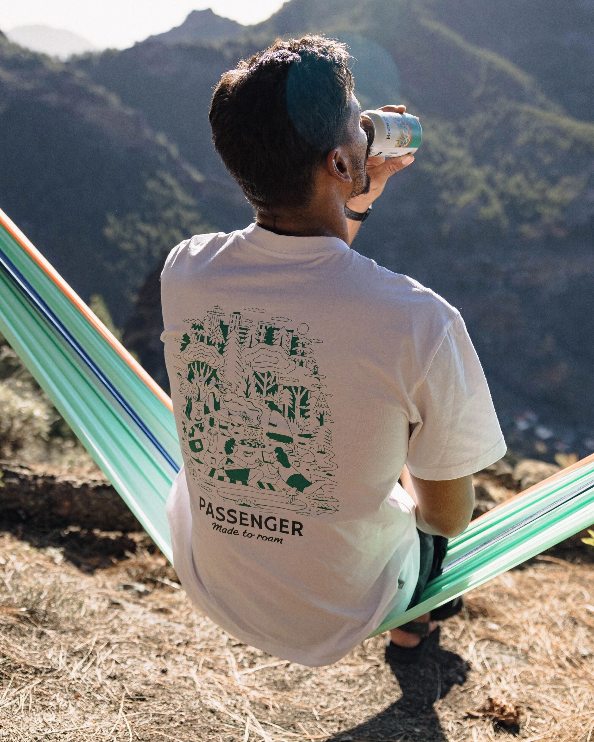 Better Outside Organic Relaxed Fit T-Shirt - White - Lifestyle