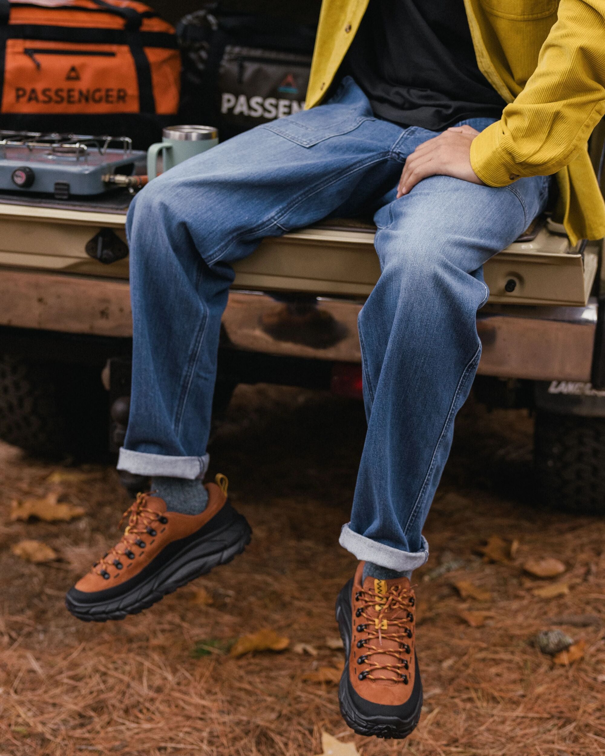 Adventurer Denim Trouser - Mid Wash Denim  - Lifestyle