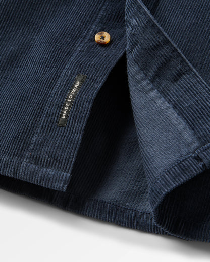 Backcountry Cord Shirt - Deep Navy - Flatlay