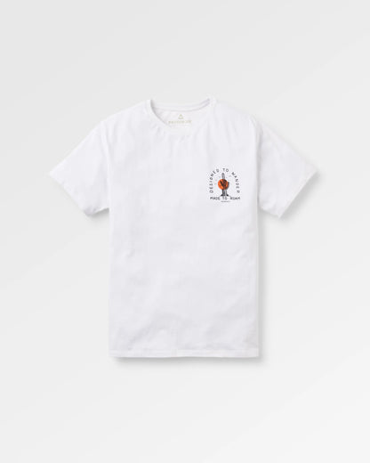 Explore T-shirt - White - Flatlay