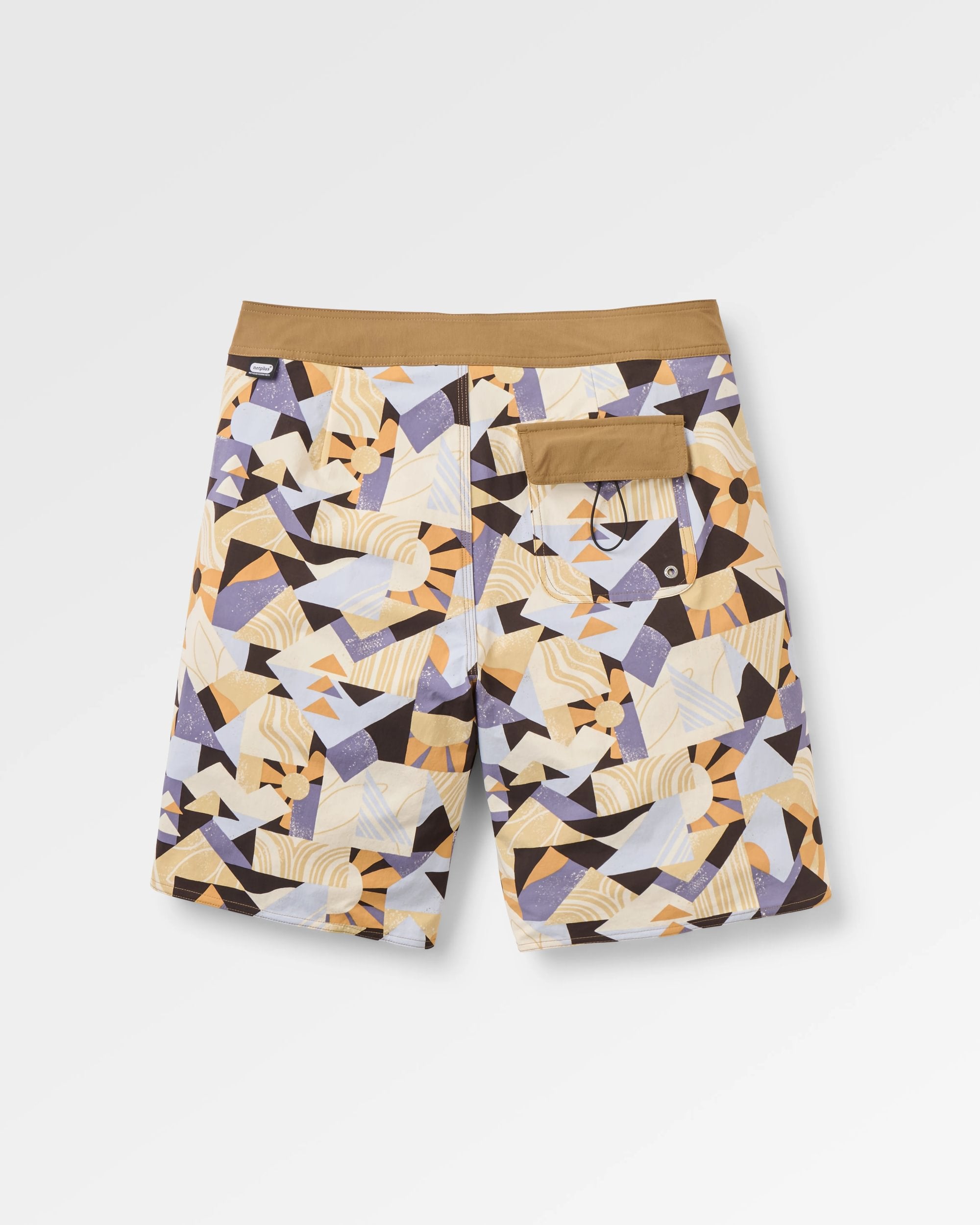"Cruiser Boardshort - 21""" - Sun Patch Desert - Flatlay