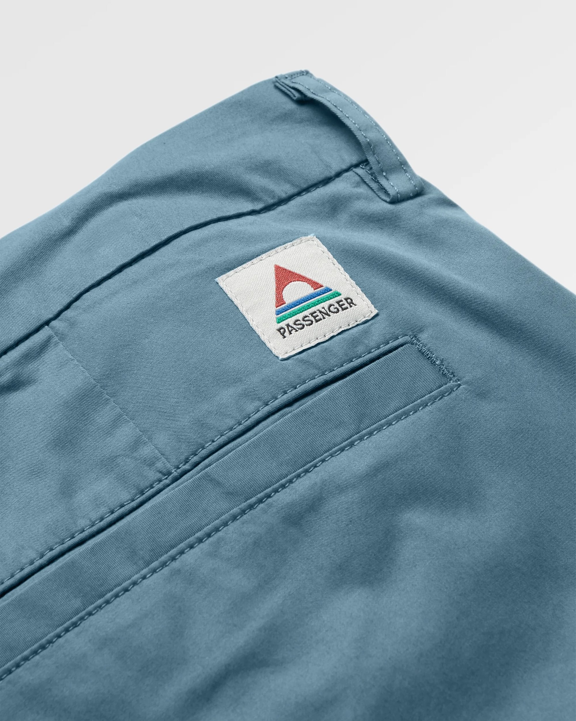 365 Light Organic Cotton Trouser - Storm Grey - Flatlay