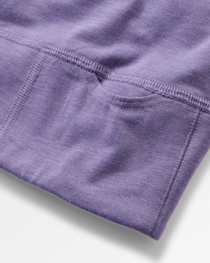 Womens Solscape Active T-Shirt - Purple Haze Marl - Flatlay