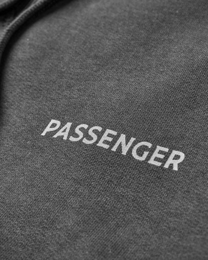 Roamer Recycled Cotton Hoodie - Black - Flatlay