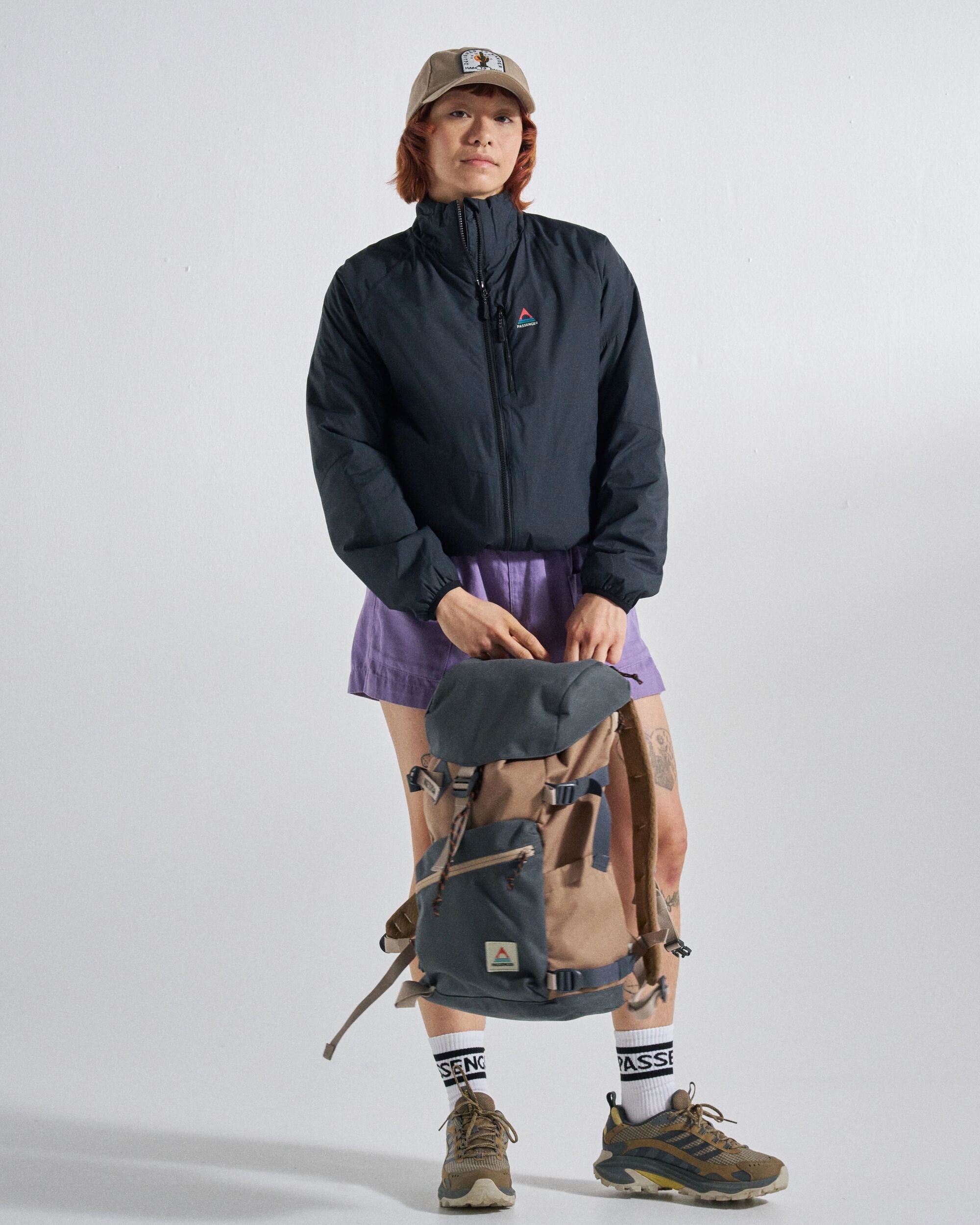 Shasta Lightweight Thermore® Hoodless Jacket - Black - Studio Model