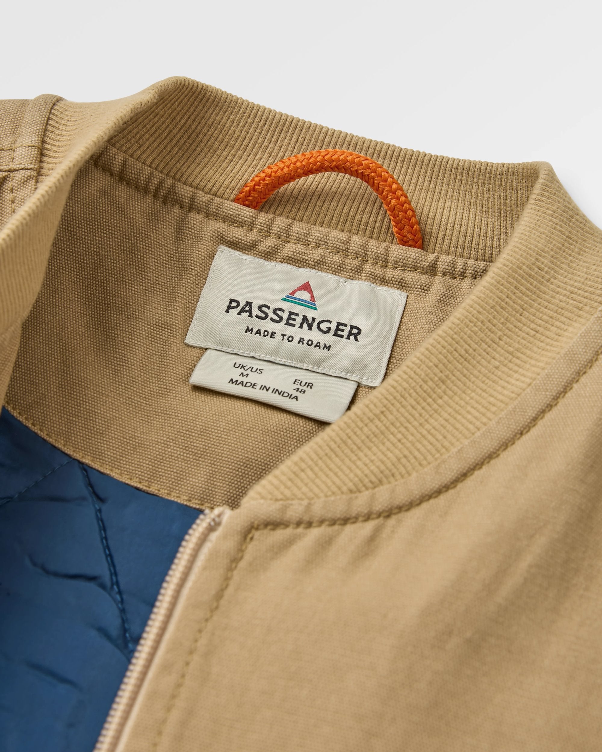 Explorers Organic Cotton Canvas Vest - Stone - Flatlay