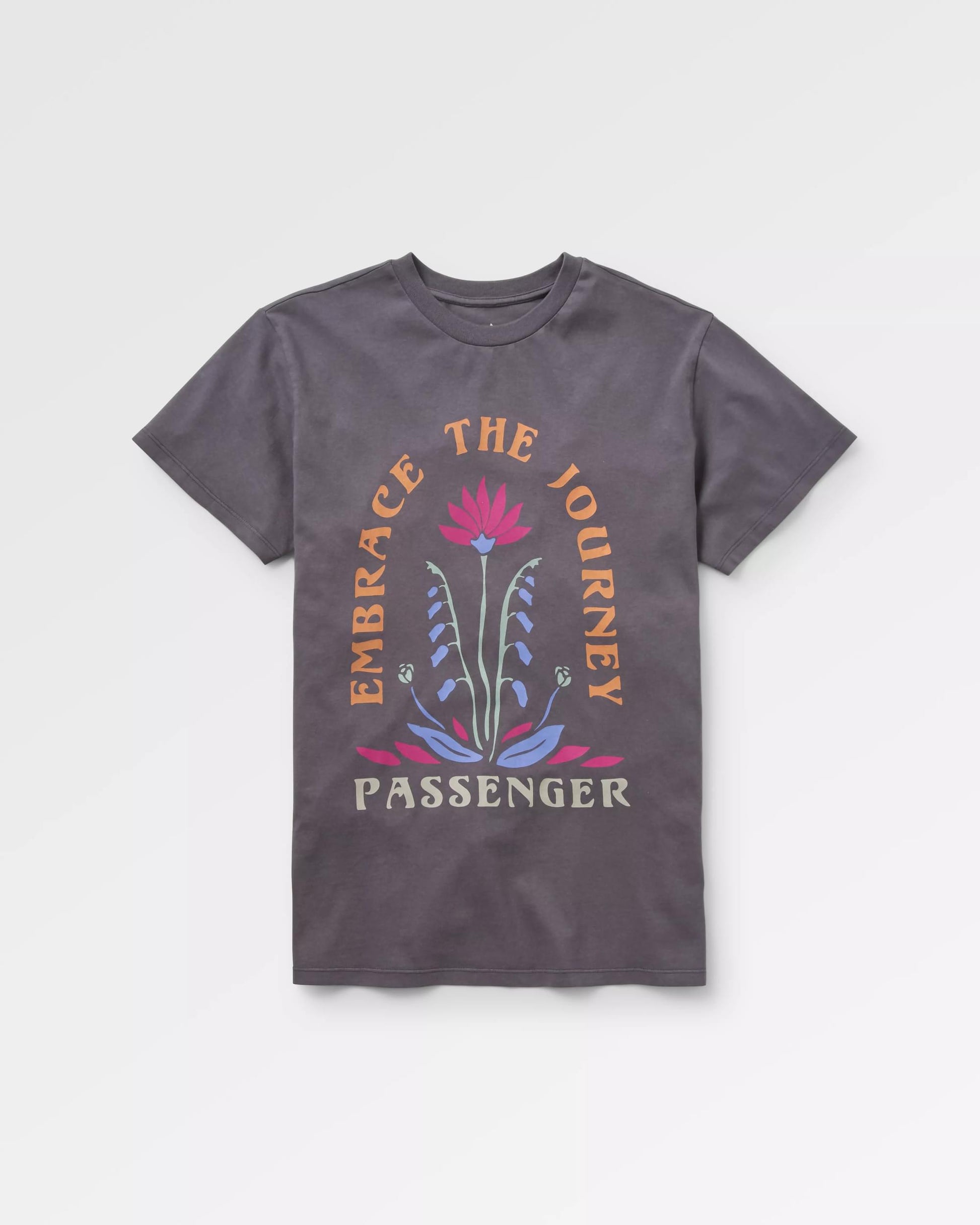 Bud Recycled Cotton Oversized T-Shirt - Charcoal