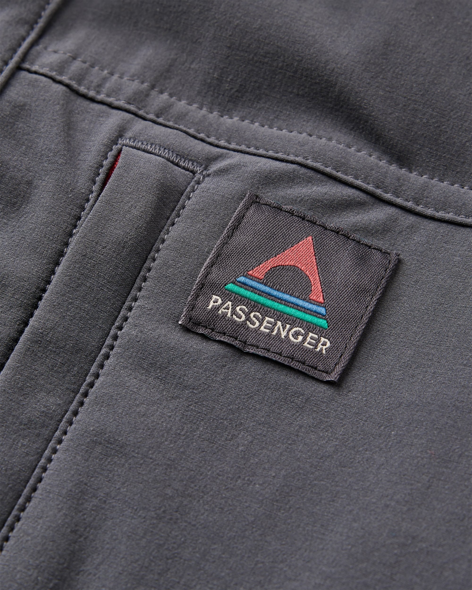Traveller Short Sleeve Stretch Shirt 2.0 - Charcoal - Flatlay