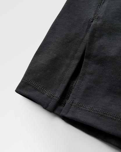 Chase The Light Active T-Shirt - Black - Flatlay