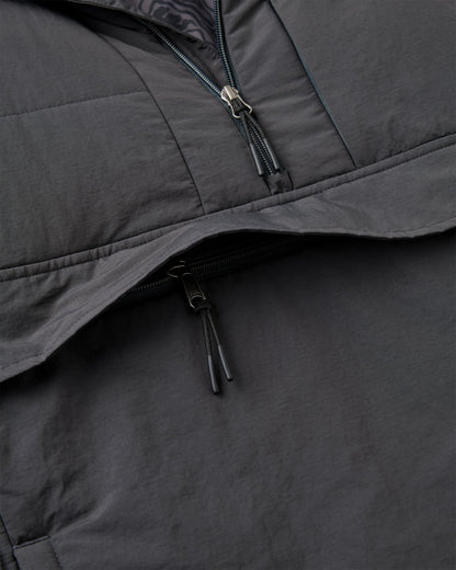 Oceanic Insulated Anorak - Faded Black - Flatlay