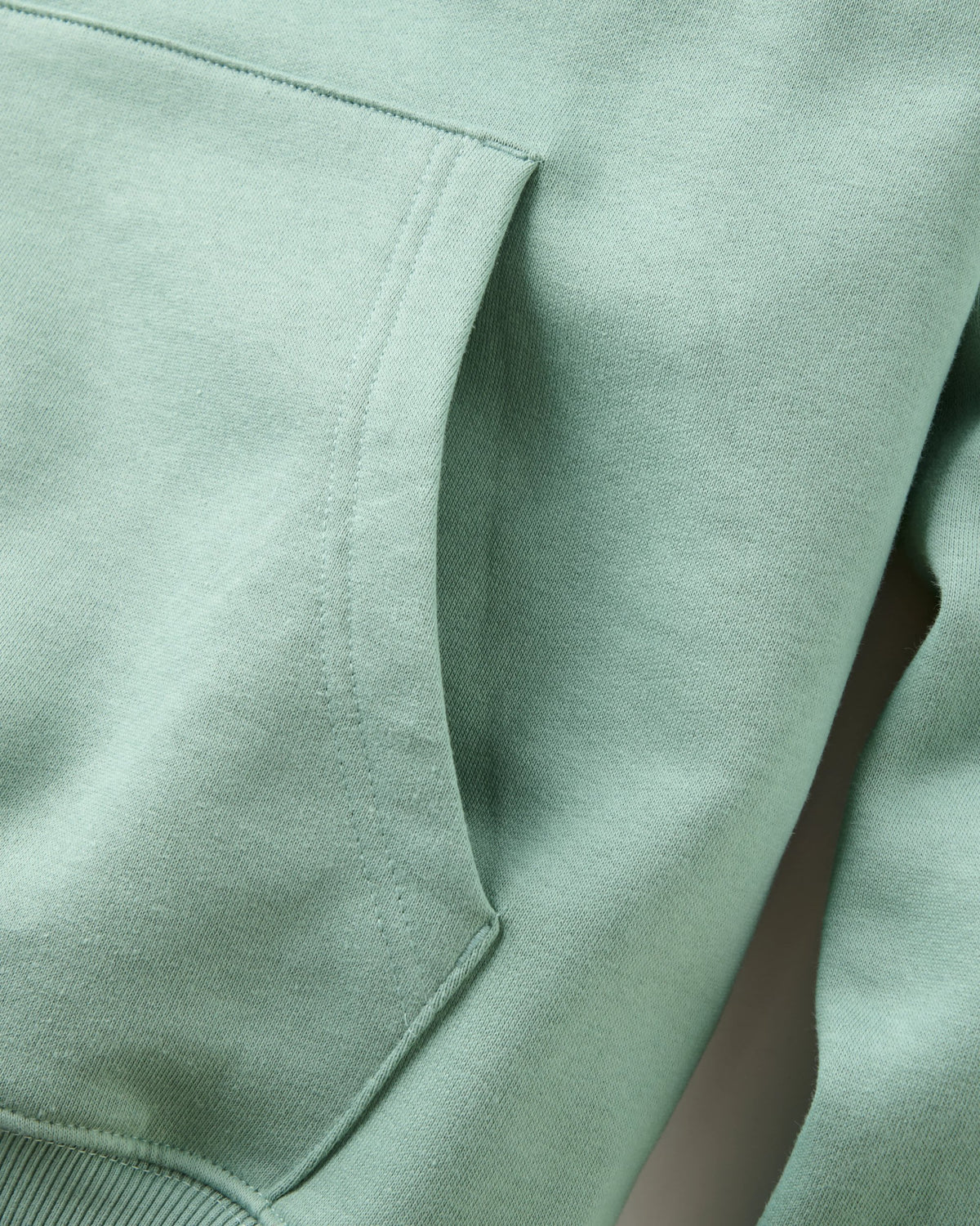 Laidback Relaxed Fit Hoodie - Pistachio - Flatlay