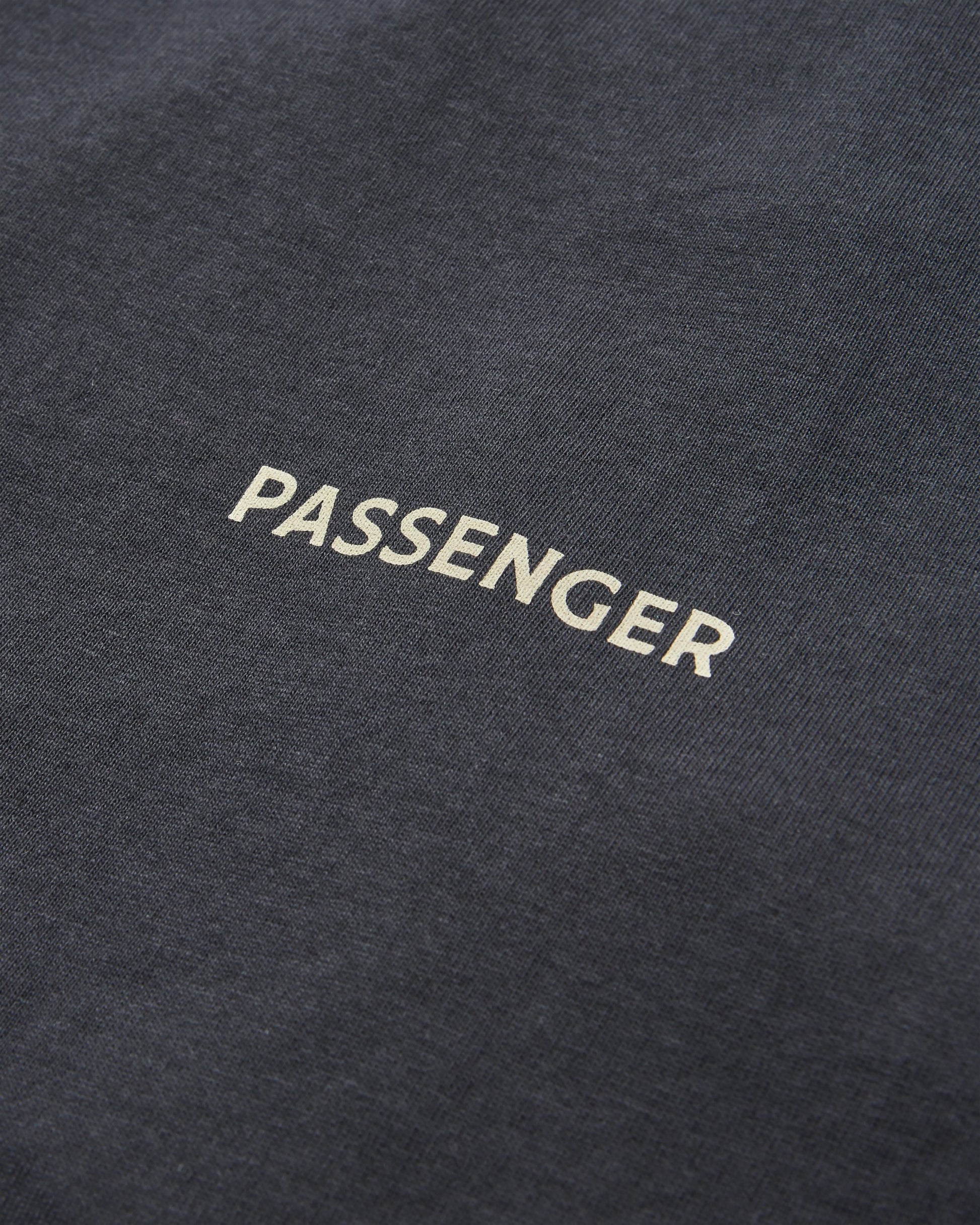 Roamer Men's Recycled Cotton T-Shirt - Black - Flatlay