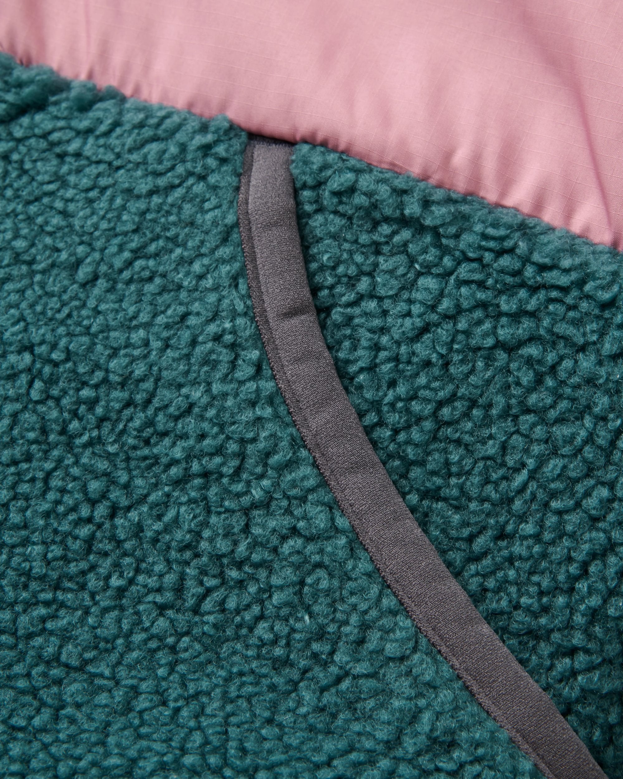 Ravi Sherpa Fleece - Mediterranean - Flatlay
