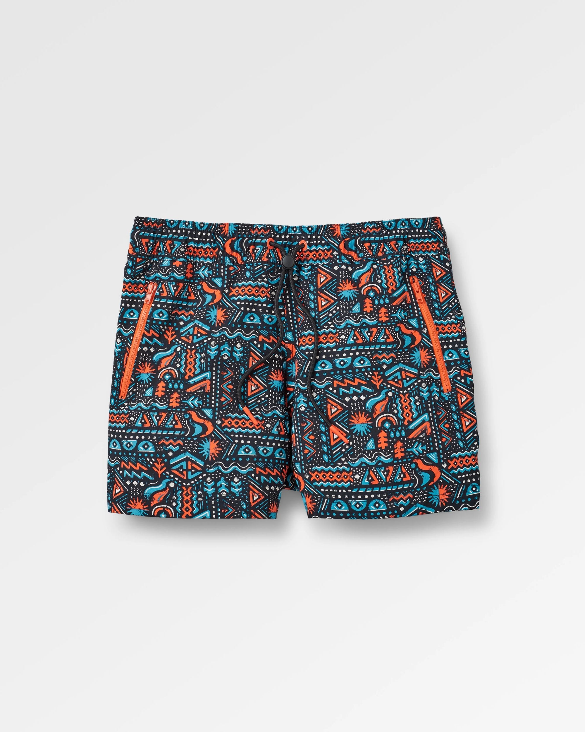 Way Out NetPlus® All Purpose Short - Elemental Geo Black - Flatlay