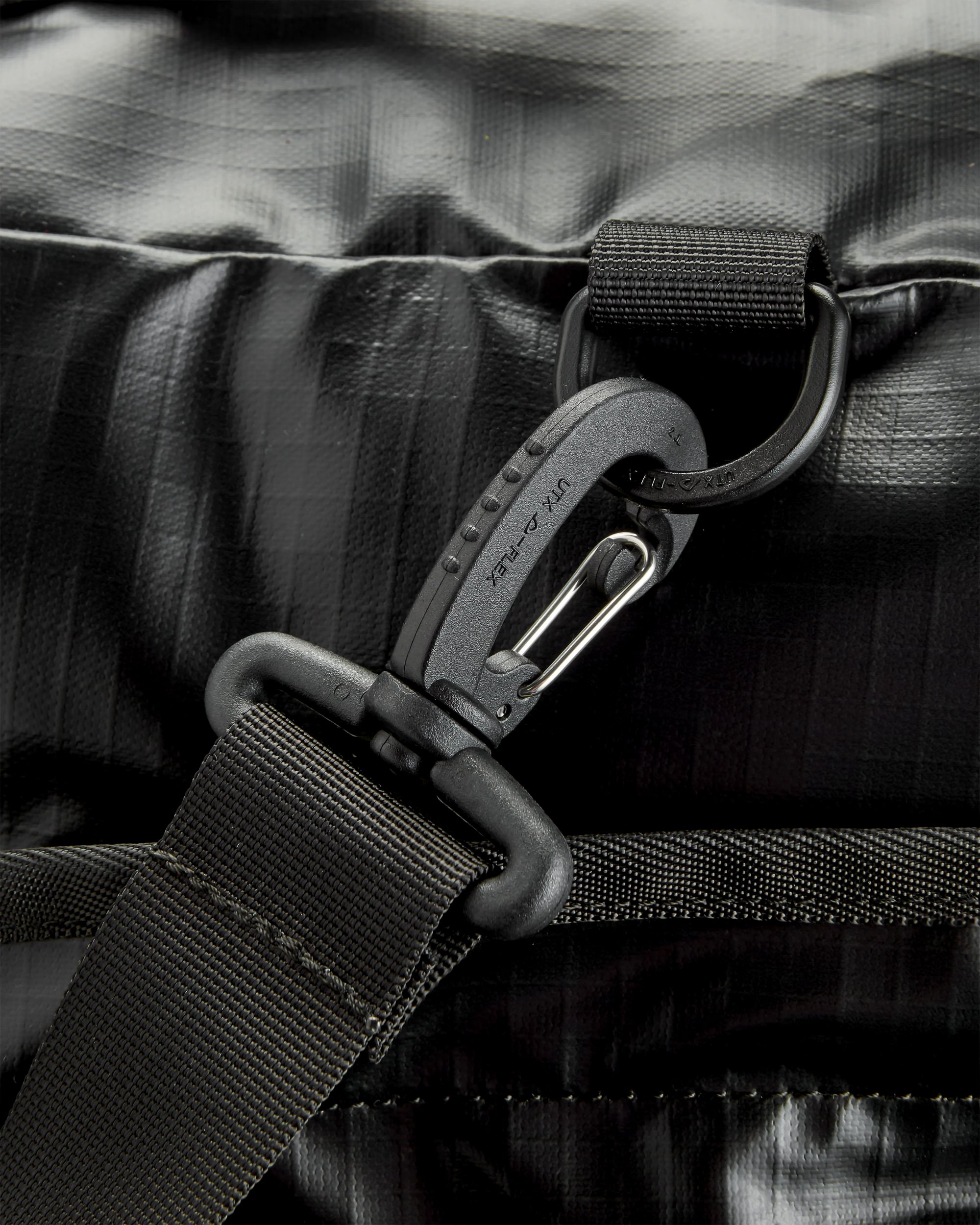 Roamer Recycled 80L Duffel Bag - Black - Flatlay