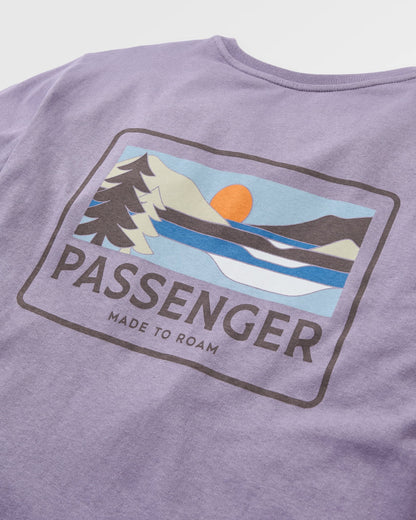 Roamer Men's Recycled Cotton T-Shirt - Heather - Flatlay