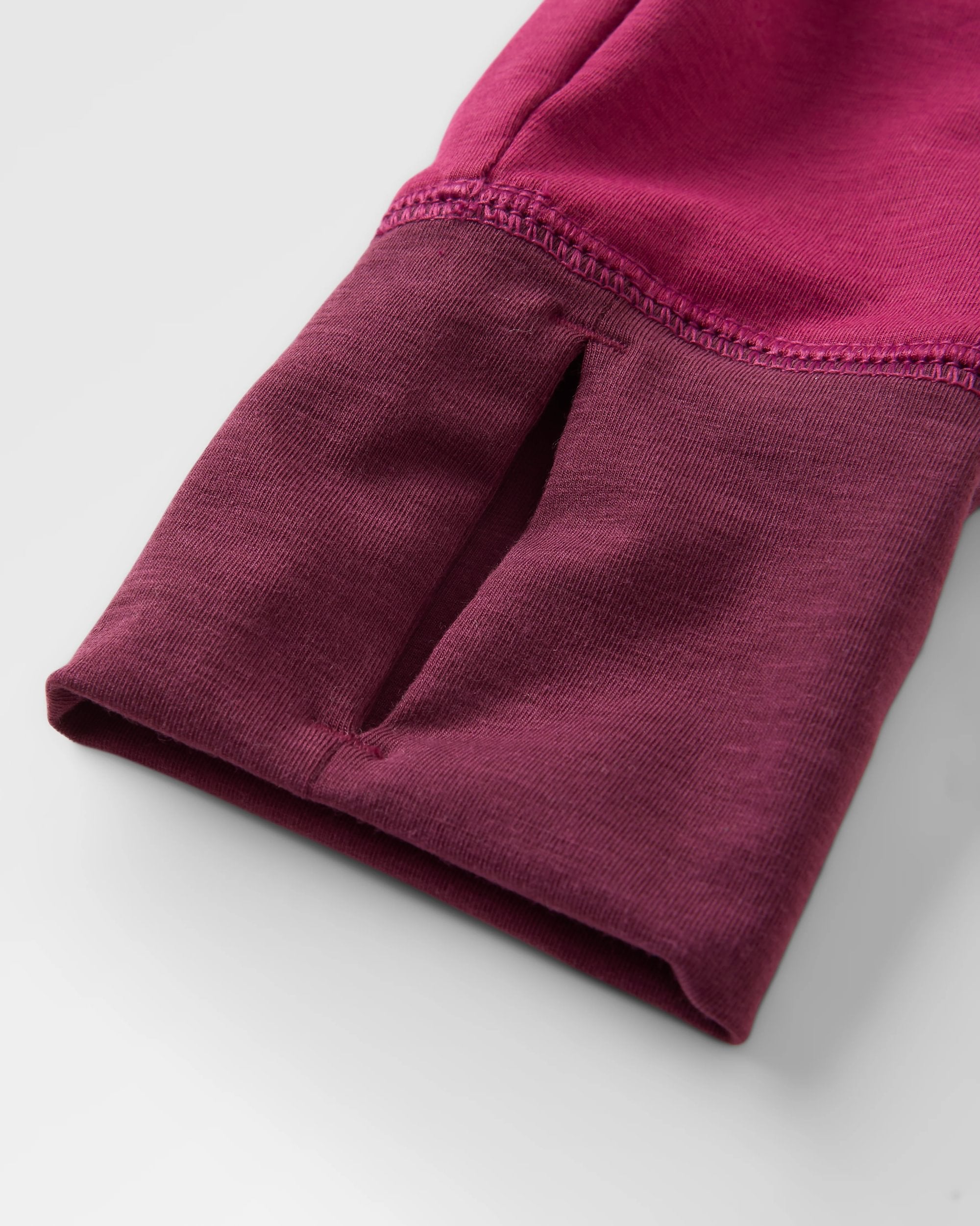 Chase The Light Active LS T-Shirt - Wild Berry  - Flatlay