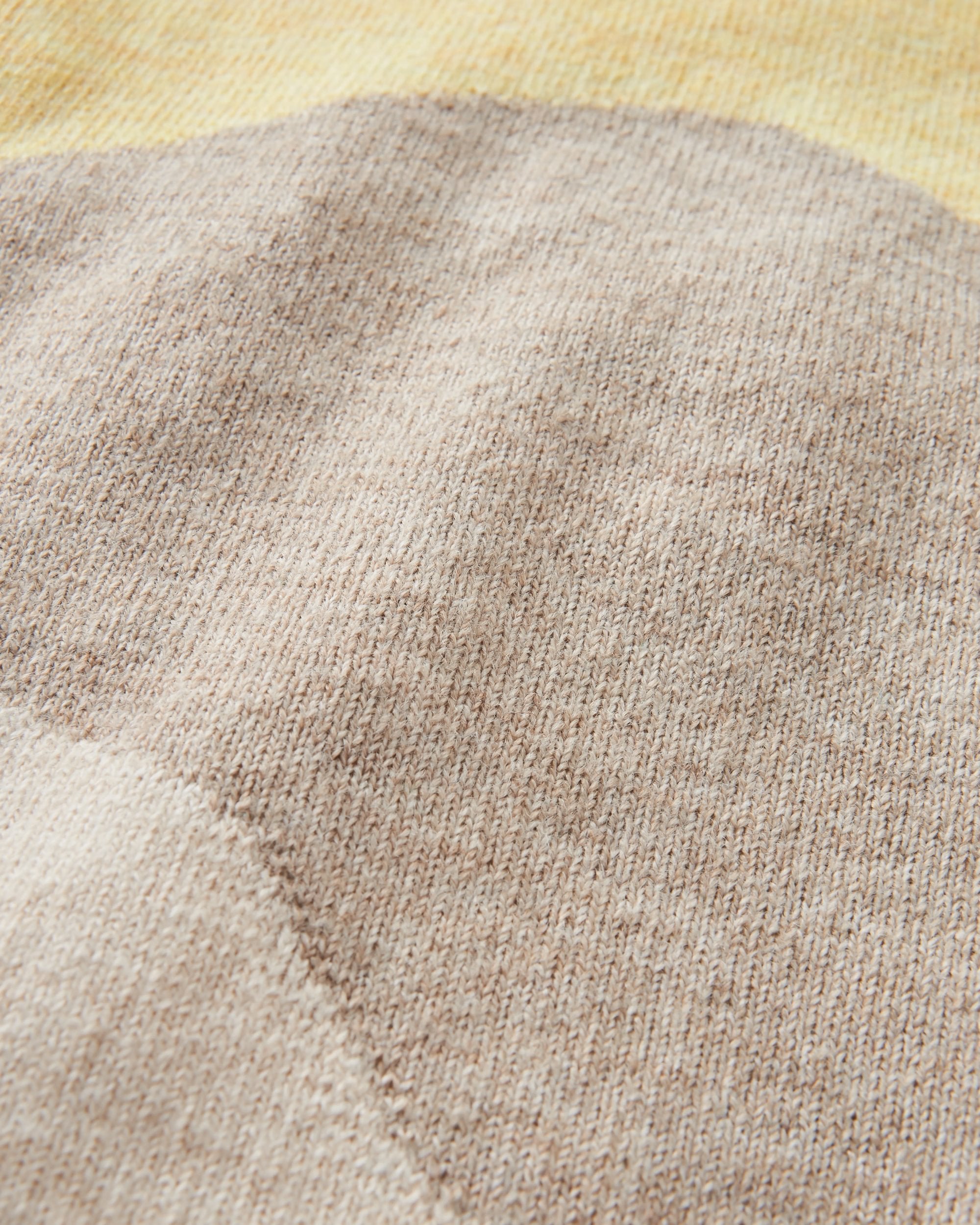 Scenic 'Light' Knitted Jumper - Scenic Yellow - Flatlay