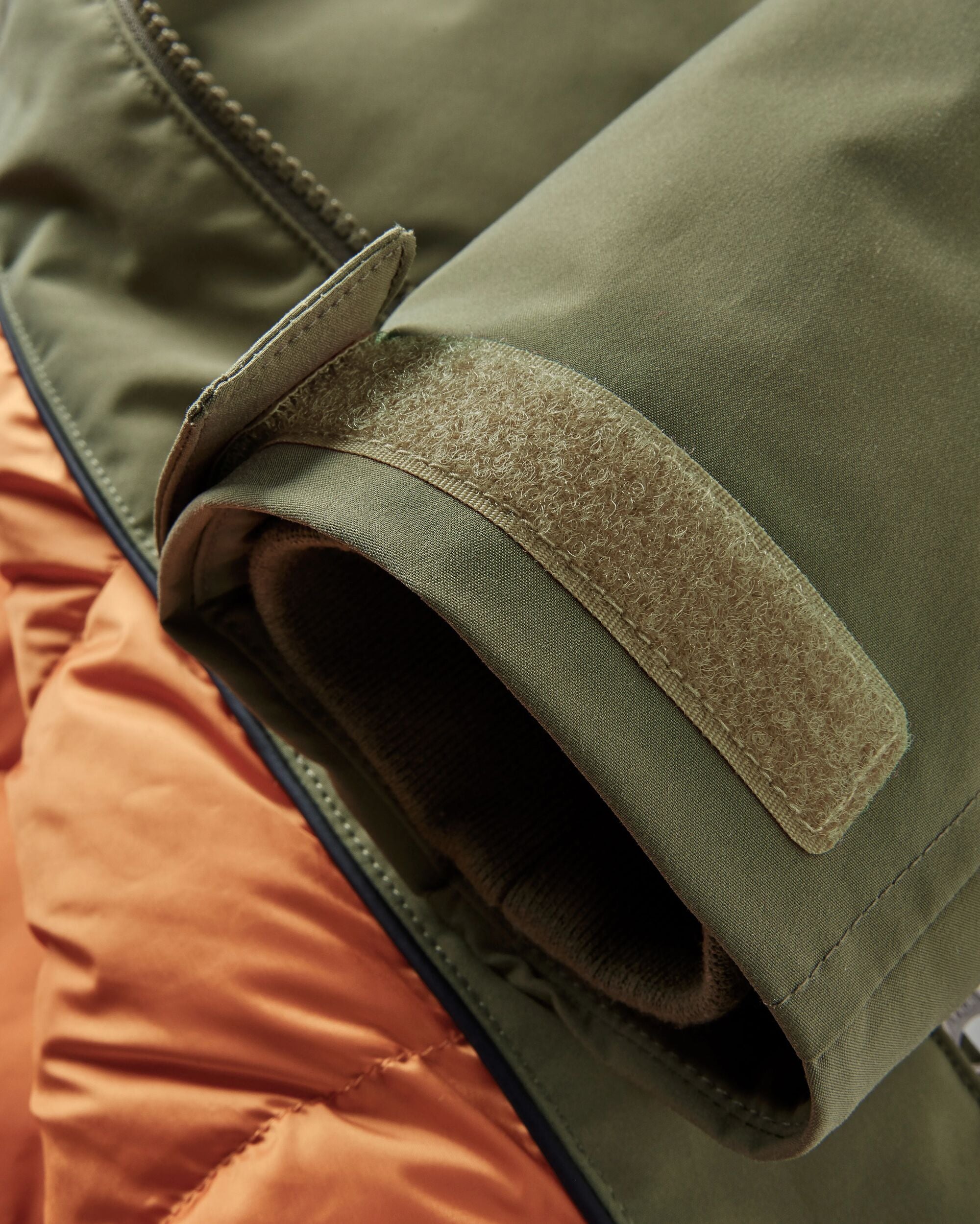 Alaska Insulated Recycled Parka - Khaki - Flatlay