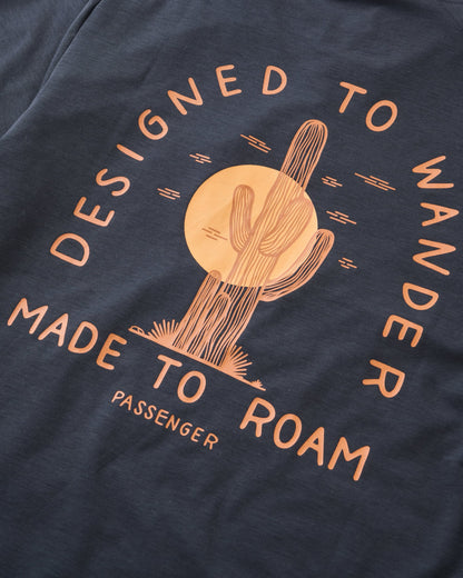 Ridescape Men's Active T-Shirt - Faded Black - Flatlay